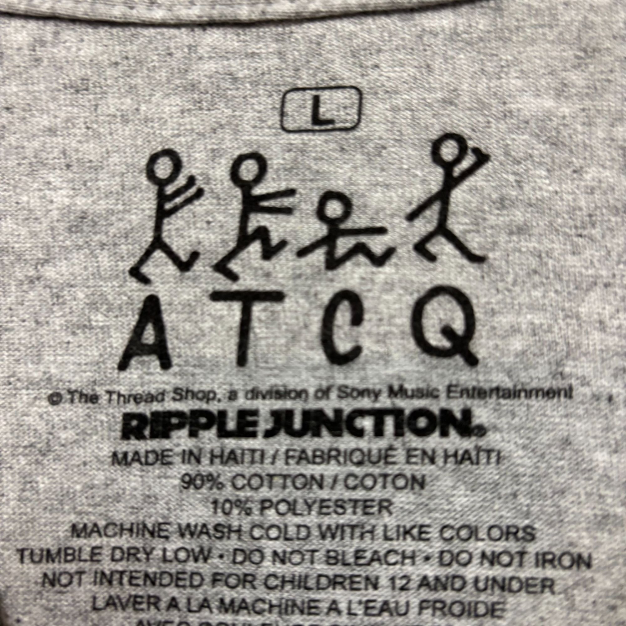 Rap Tees A Tribe Called Quest Can I Kick It Hip-Hop Oversized Tee L Size US L / EU 52-54 / 3 - 4 Thumbnail