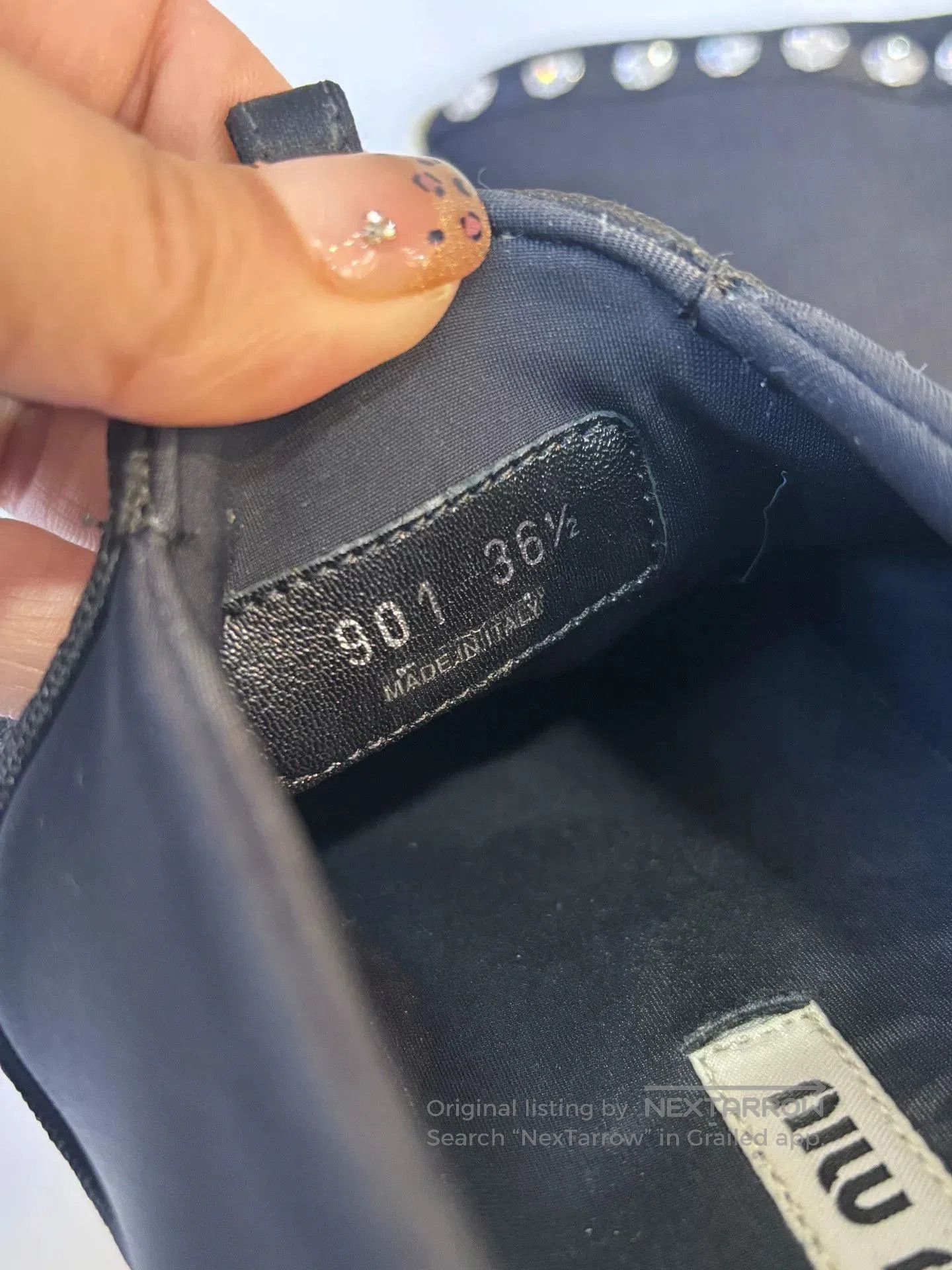 Miu Miu Miu Miu Black Diamond Casual Shoes. Size US 5.5 / IT 35.5 - 3 Thumbnail