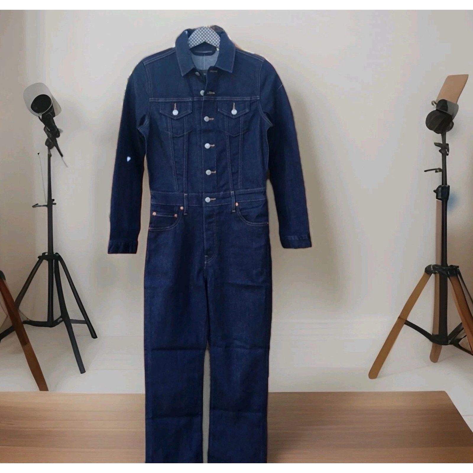 Levi's Levi's Iconic Kick Flindigo blue Mechanic Coveralls Utility Size 32" / US 10 / IT 46 - 1 Thumbnail
