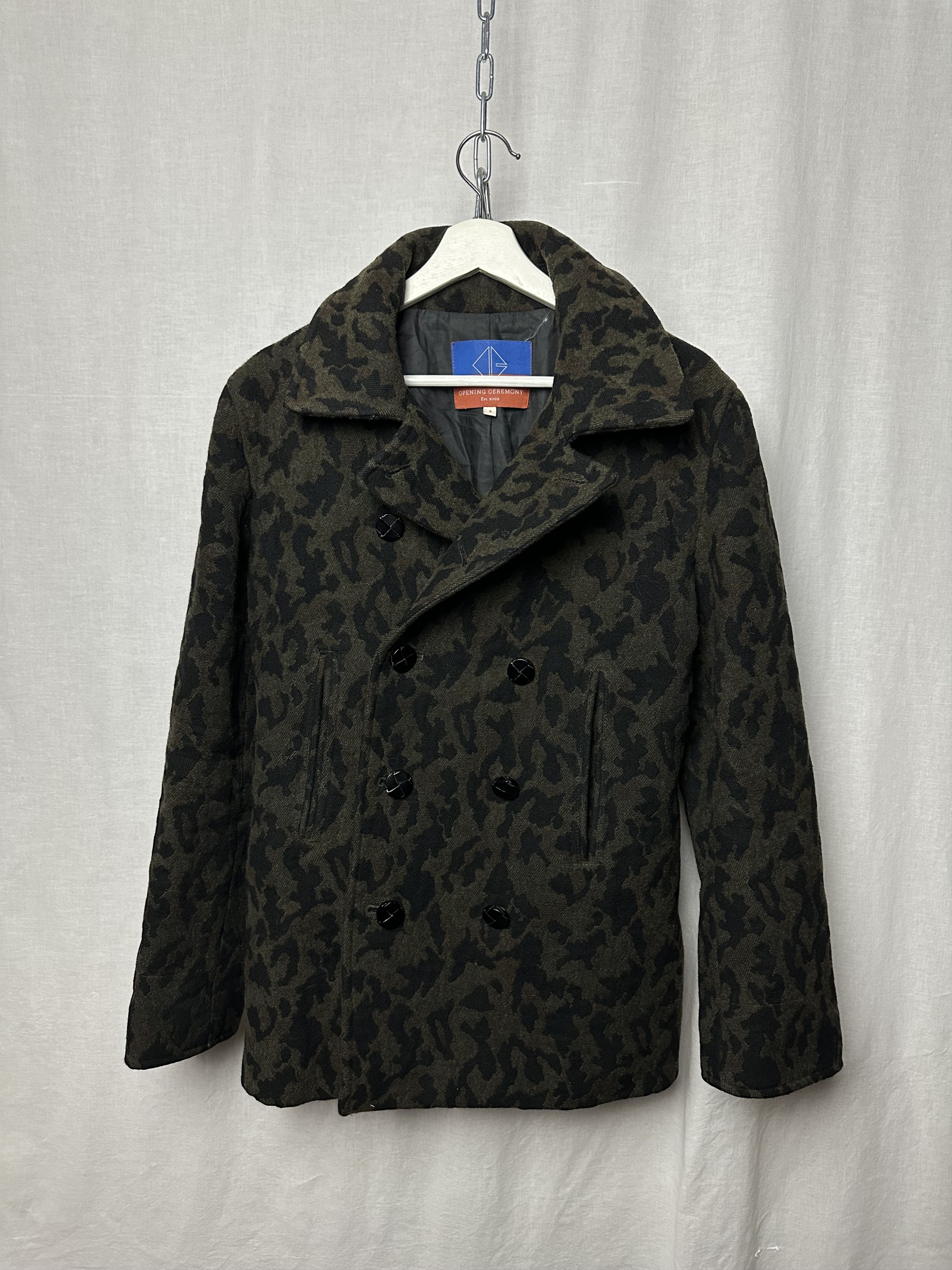 Opening Ceremony jacquard camo peacoat Size US S / EU 44-46 / 1 - 1 Thumbnail