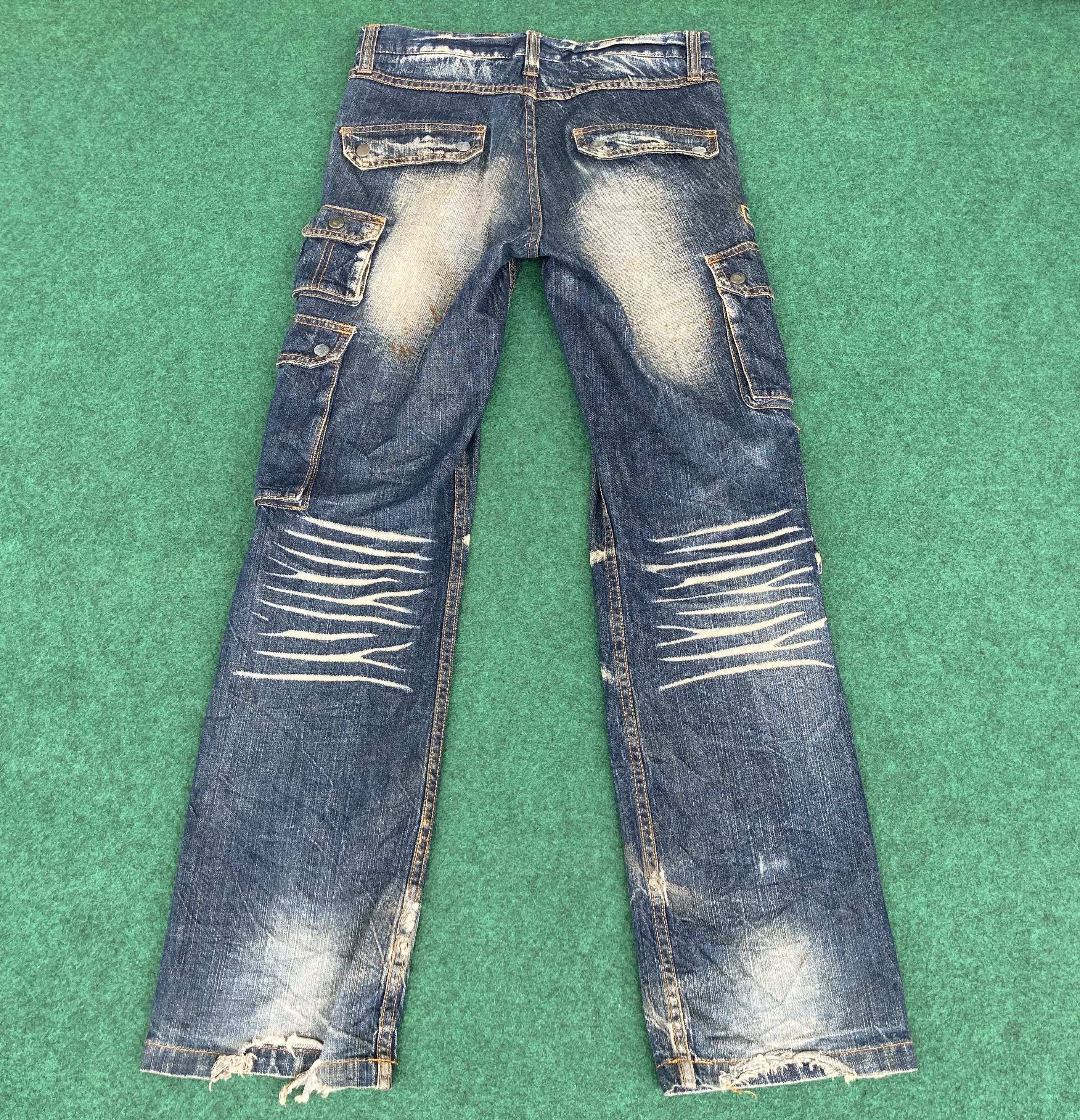 Japanese Brand Vtg Front Pocket Trouser Size 30 Punk Style Streetwear Jeans Size US 30 / EU 46 - 11 Thumbnail