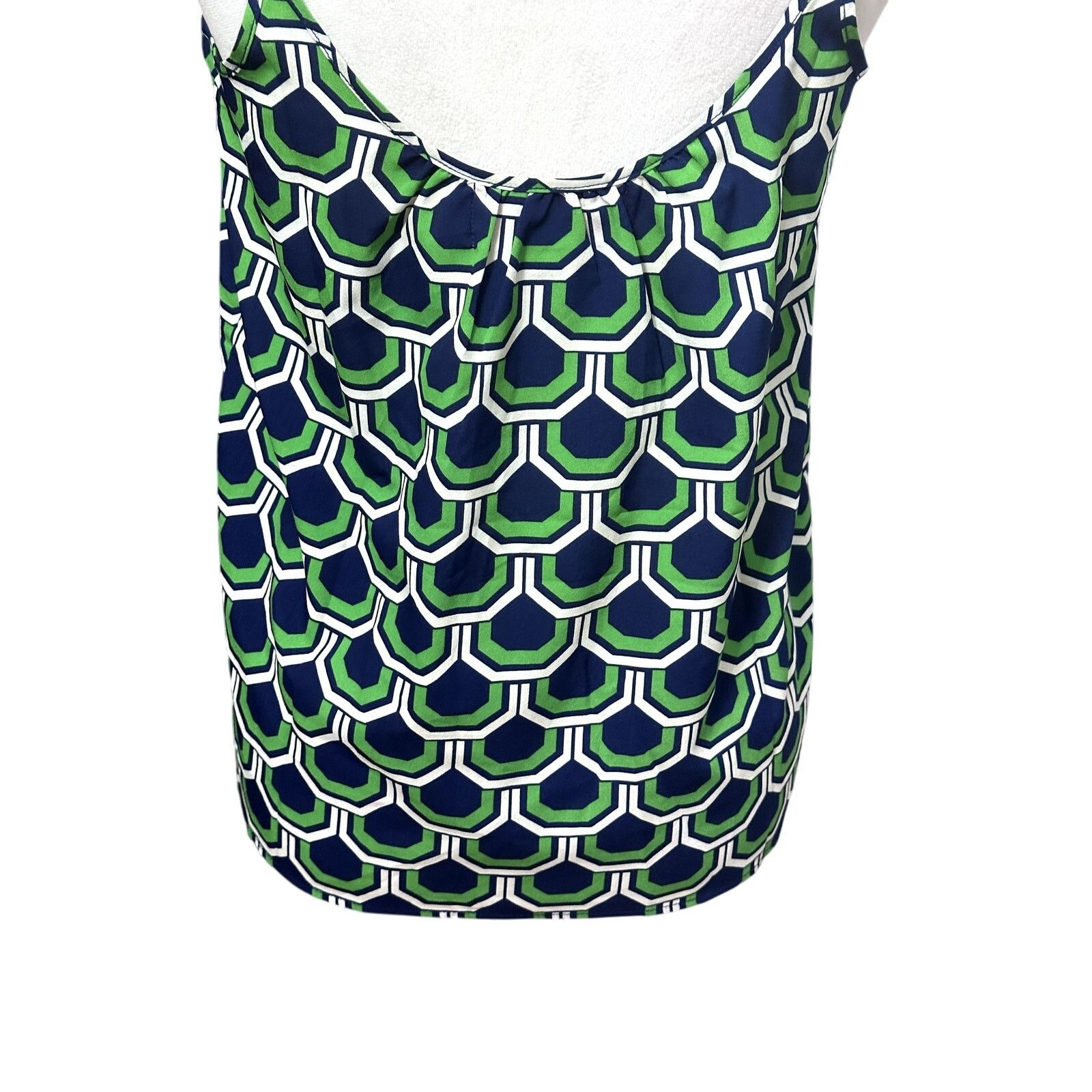 Other Macbeth Collection TopTank Geometric Sleeveless Green BlueXS Size XS / US 0-2 / IT 36-38 - 6 Thumbnail