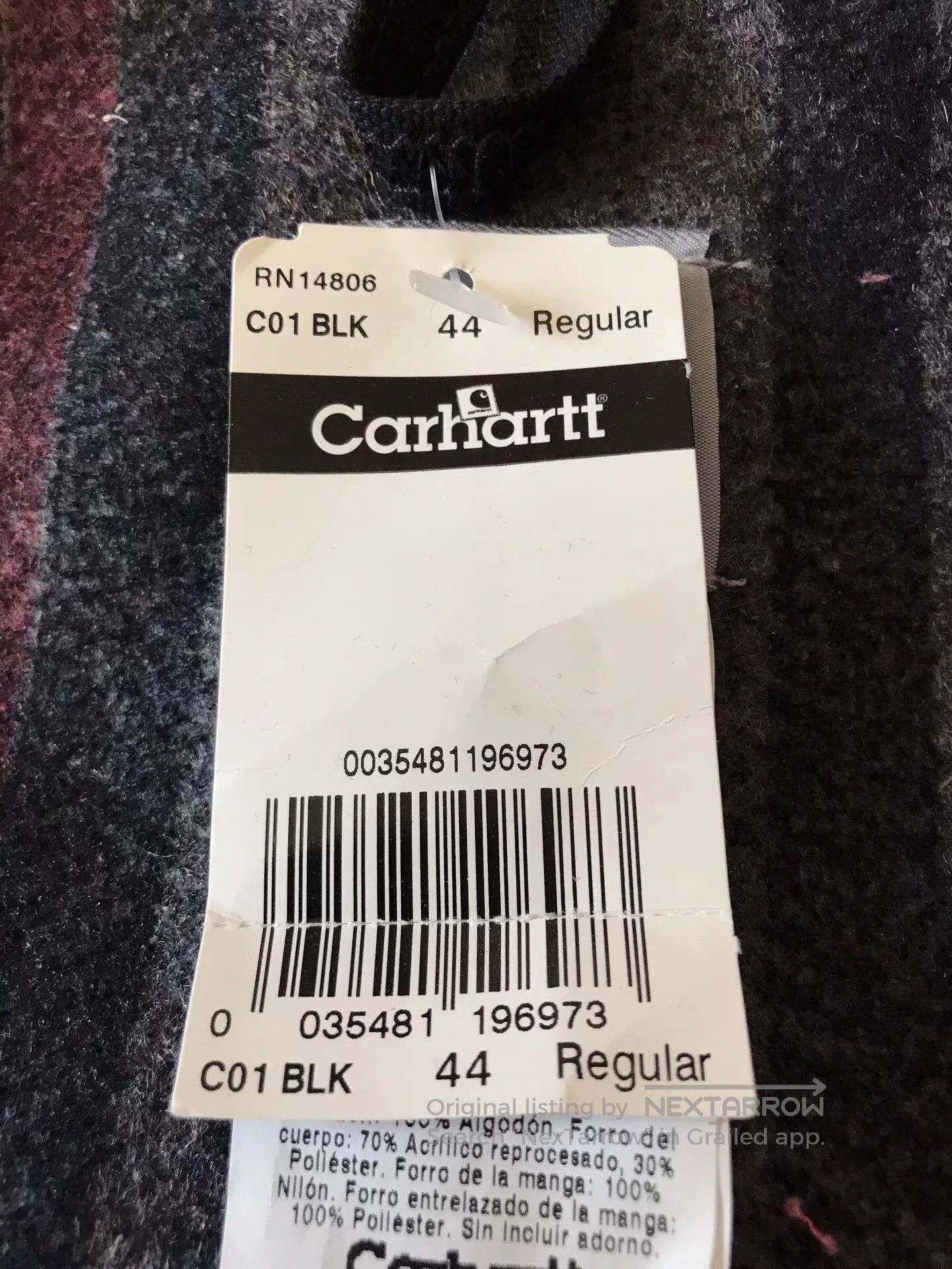 Carhartt Carhartt C01 Canvas Work Jacket. Size US S / EU 44-46 / 1 - 8 Thumbnail