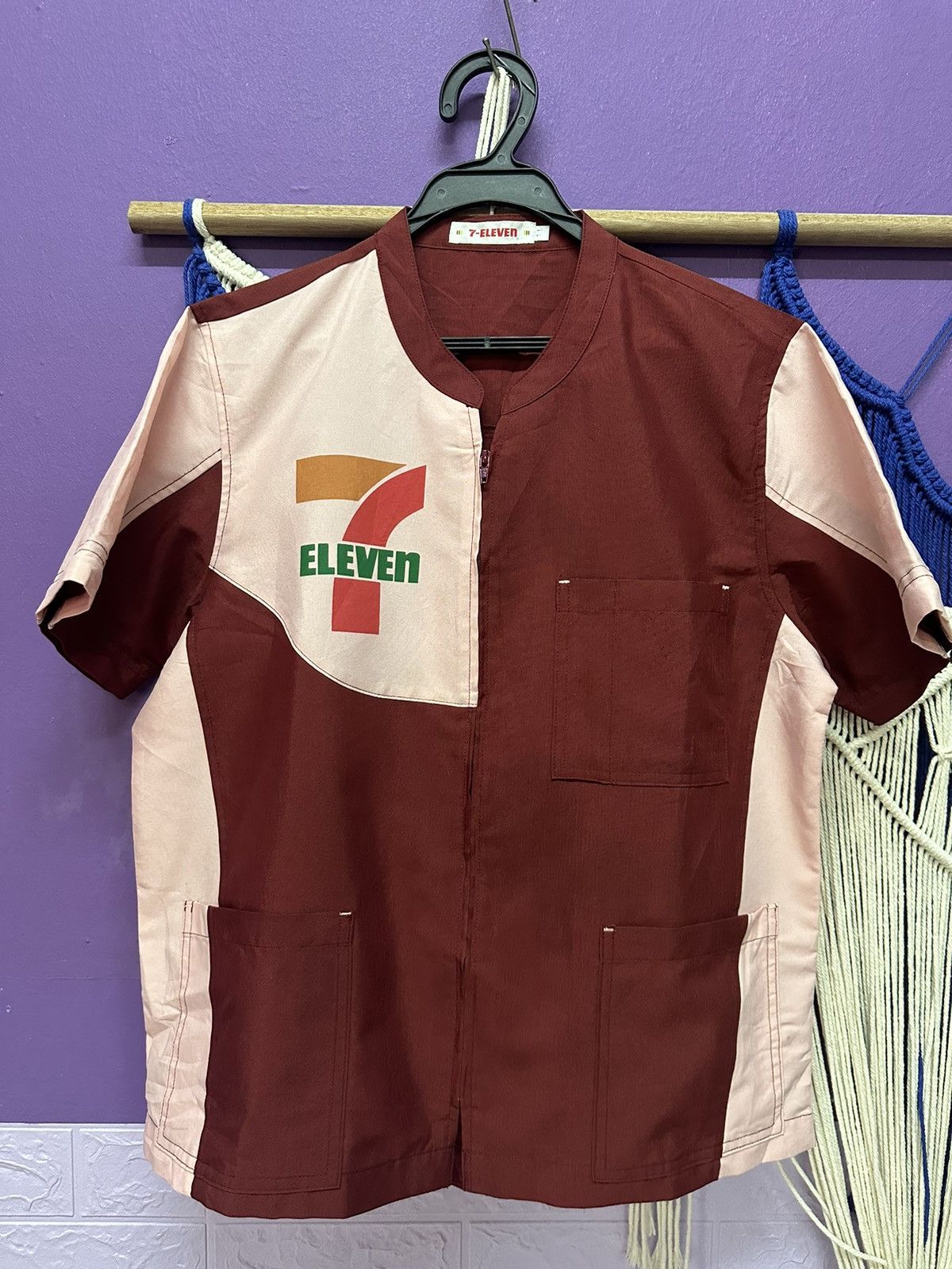 Japanese Brand × Vintage Vintage 7-Eleven Shirt Uniform Work Wear Size US M / EU 48-50 / 2 - 1 Thumbnail