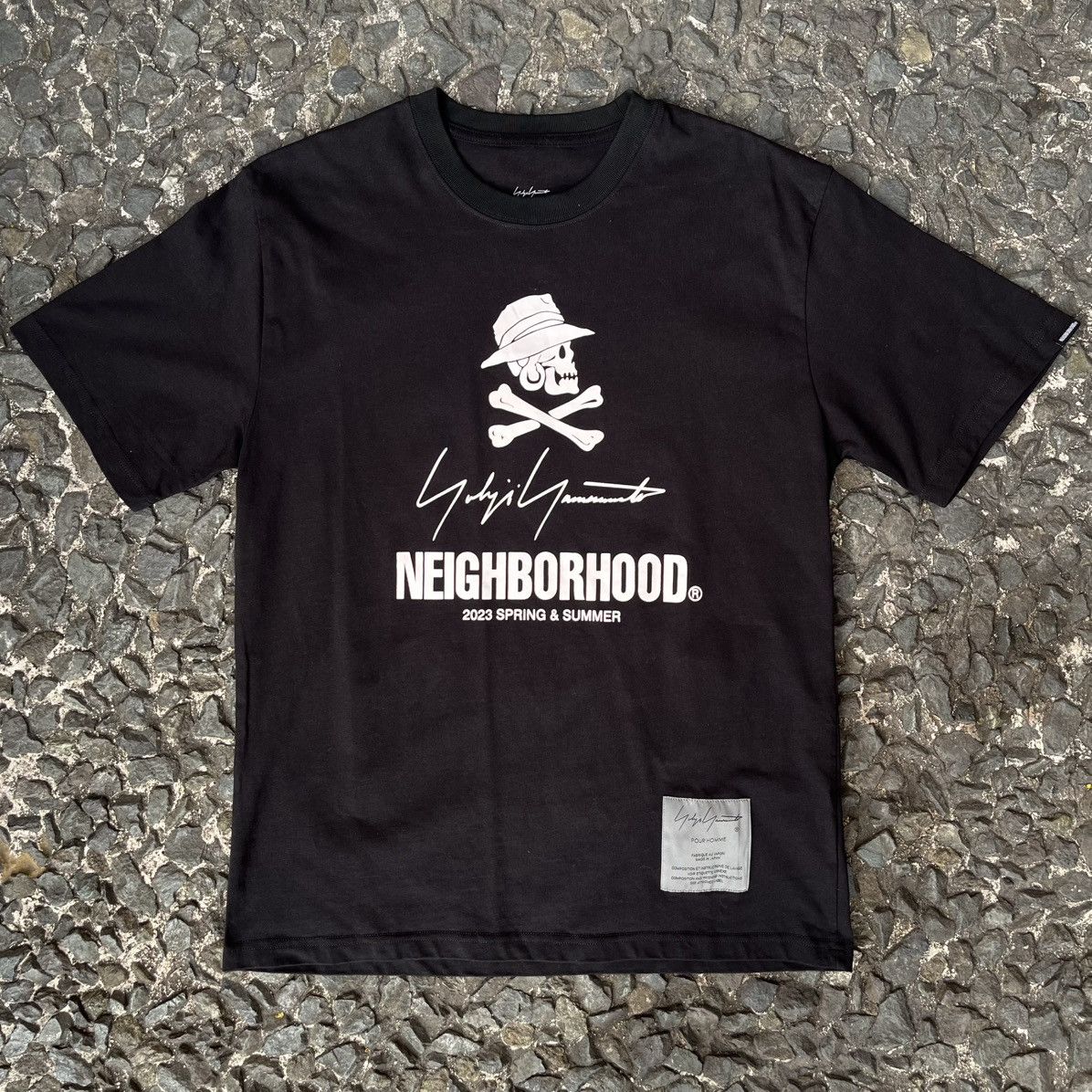 Yohji Yamamoto Neighborhood x Yohji Yamamoto FW22 S/S Skull T-Shirt Size US S / EU 44-46 / 1 - 1 Thumbnail