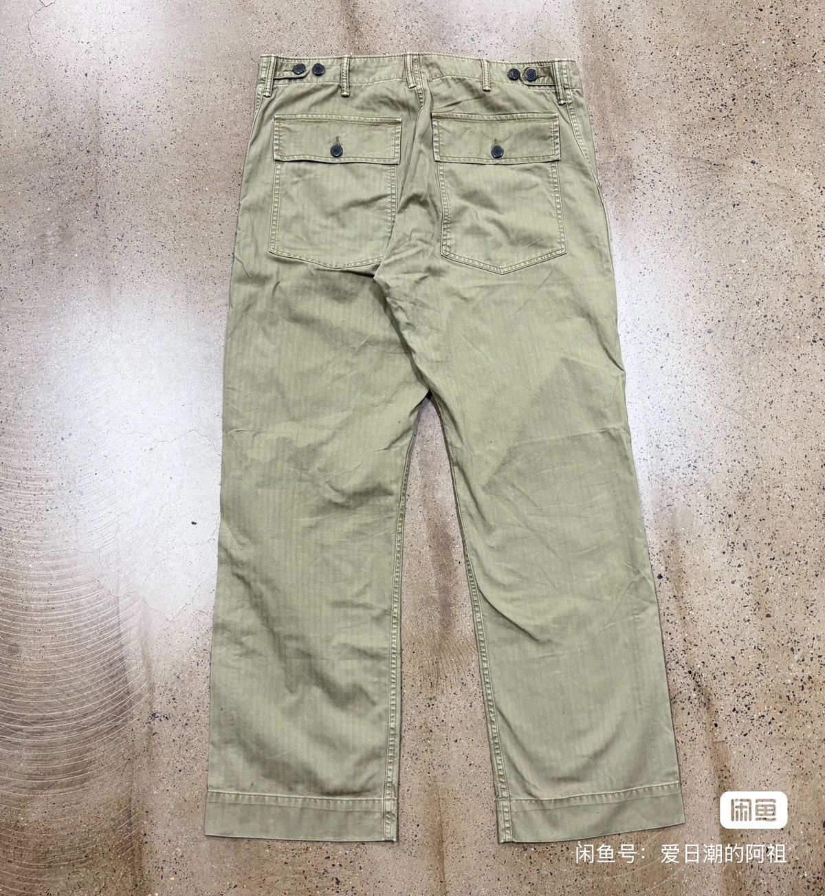 RRL Ralph Lauren RRL Double RL Herringbone Utility Trouser Size US 32 / EU 48 - 4 Thumbnail