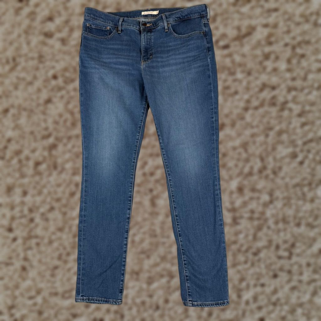 Levi's VINTAGE Levis Jeans Women 33 Blue Denim Skinny Shaping Cotton 34x29 5-Pocket Design Regular Mens Womens Size 24" / US 00 / IT 34 - 1 Thumbnail