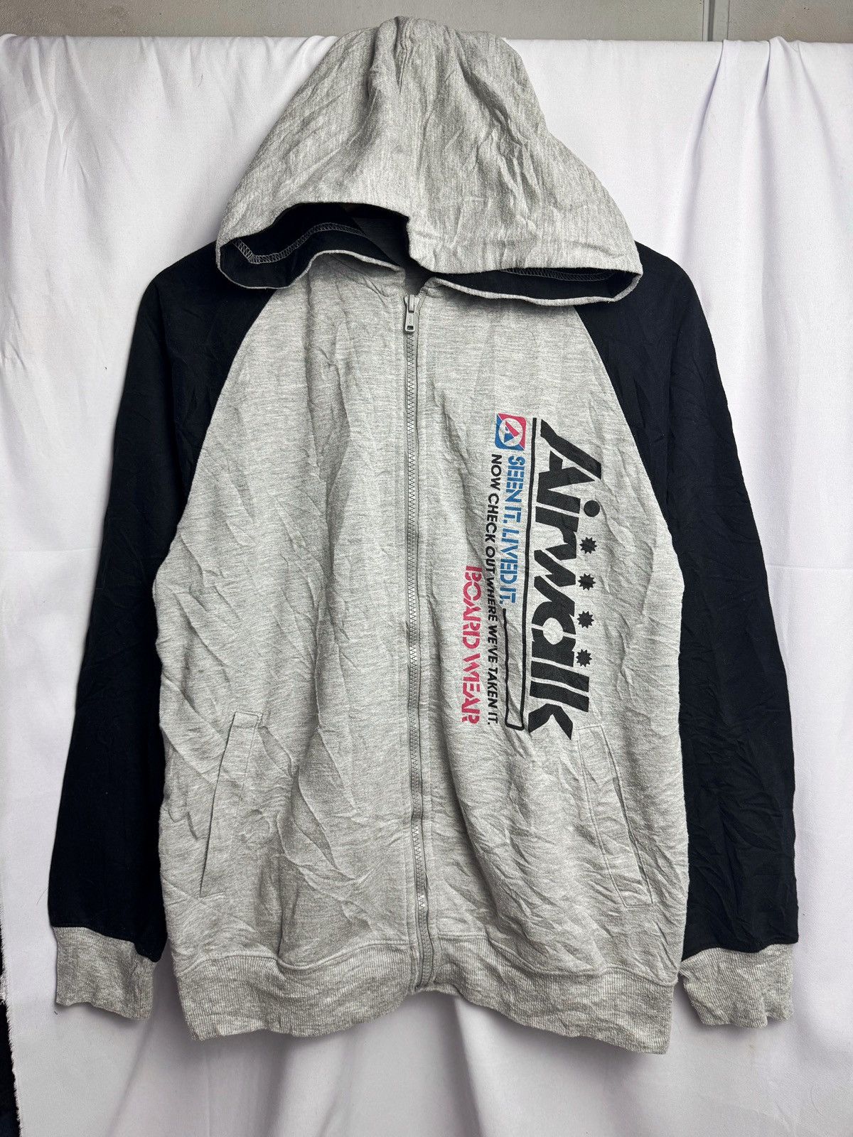 If Six Was Nine × Japanese Brand × Le Grande Bleu (L.G.B.) Japanese Brand Poem Airwalk Hoodie Size US M / EU 48-50 / 2 - 1 Thumbnail