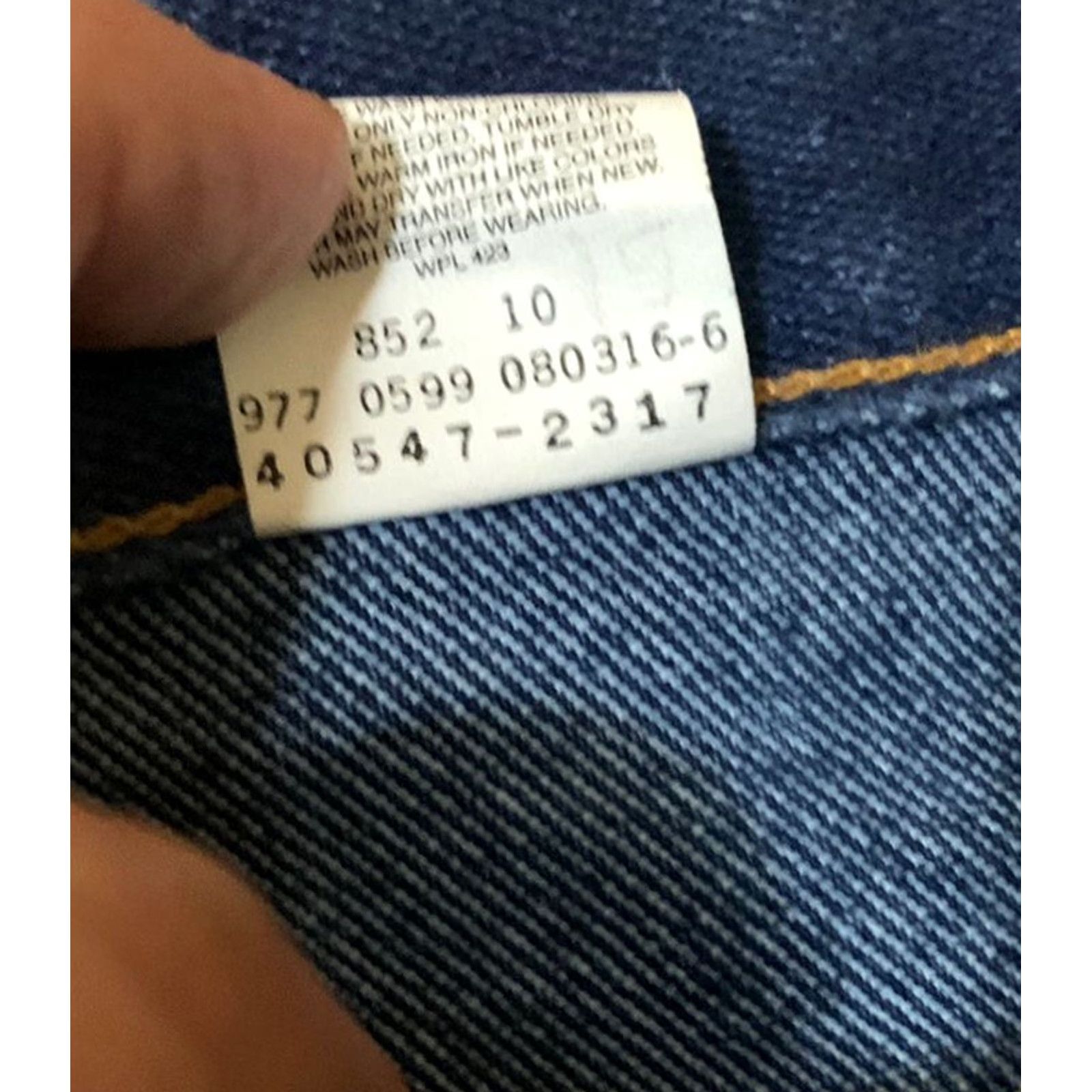Levi's VINTAGE Levi's 977 Straight Jeans Men's Size 36 X 34 Blue 90s Size US 36 / EU 52 - 6 Thumbnail