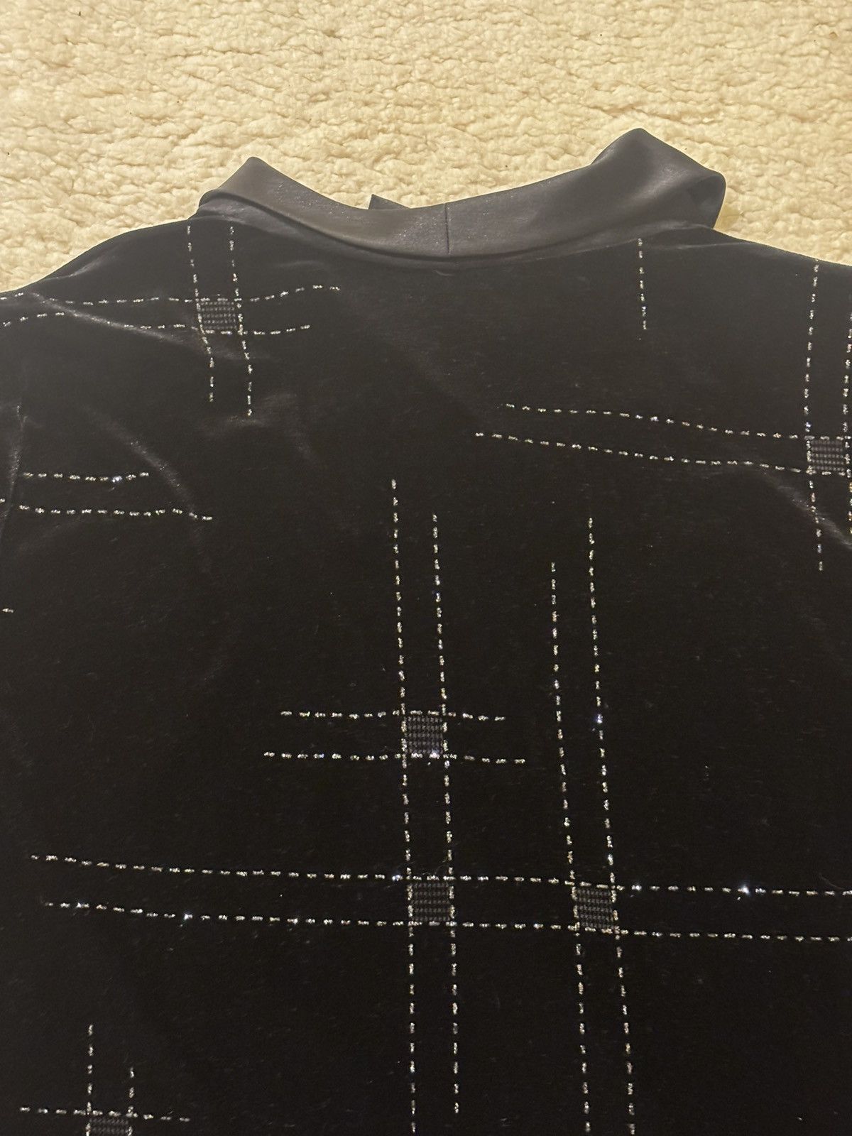 Other Women’s black velvet Top0826 Size L / US 10 / IT 46 - 10 Thumbnail