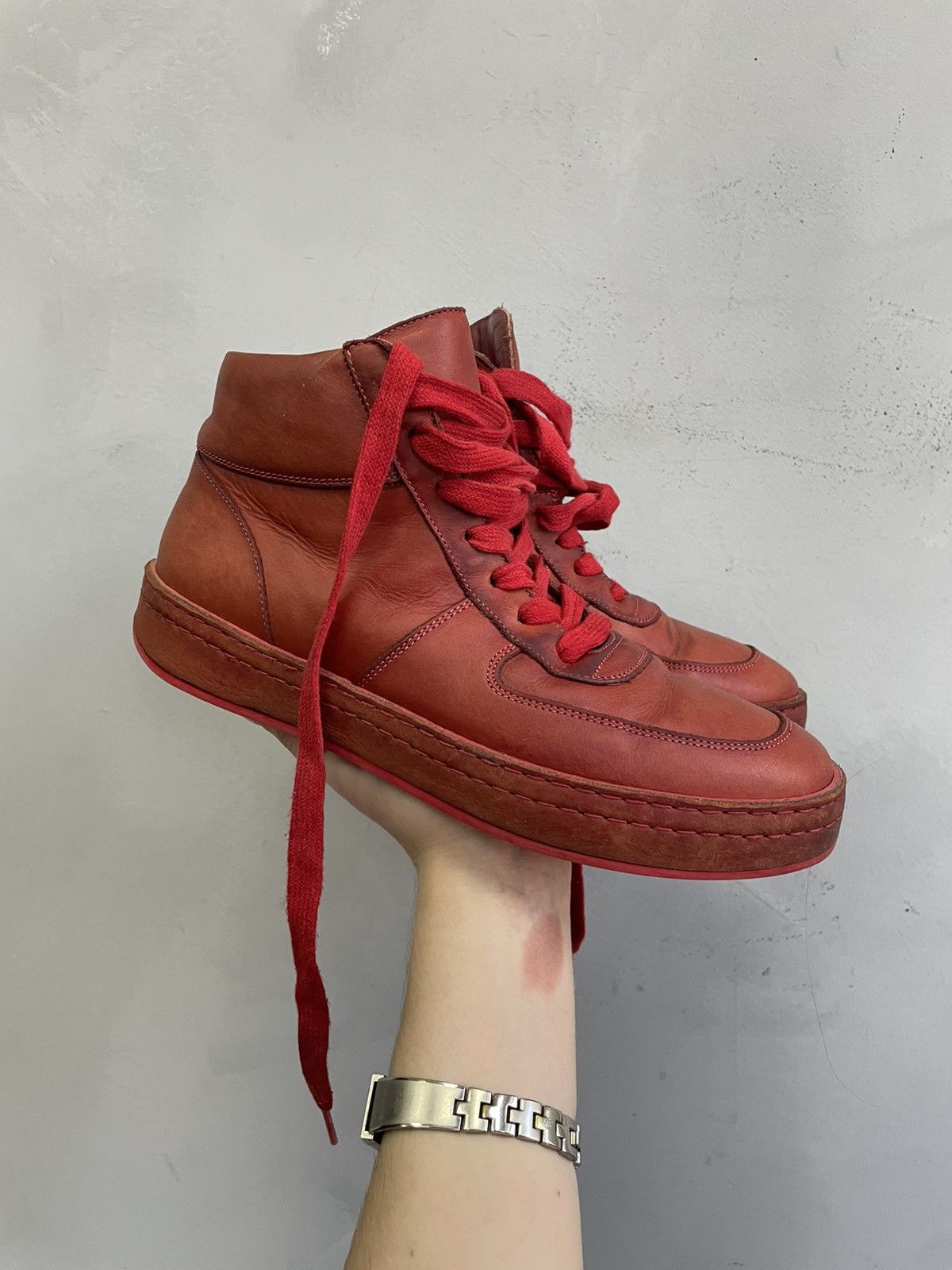 Ann Demeulemeester Ann Demeulemeester boots Leather Shoes Avant-Garde Style Size US 8.5 / IT 38.5 - 2 Thumbnail