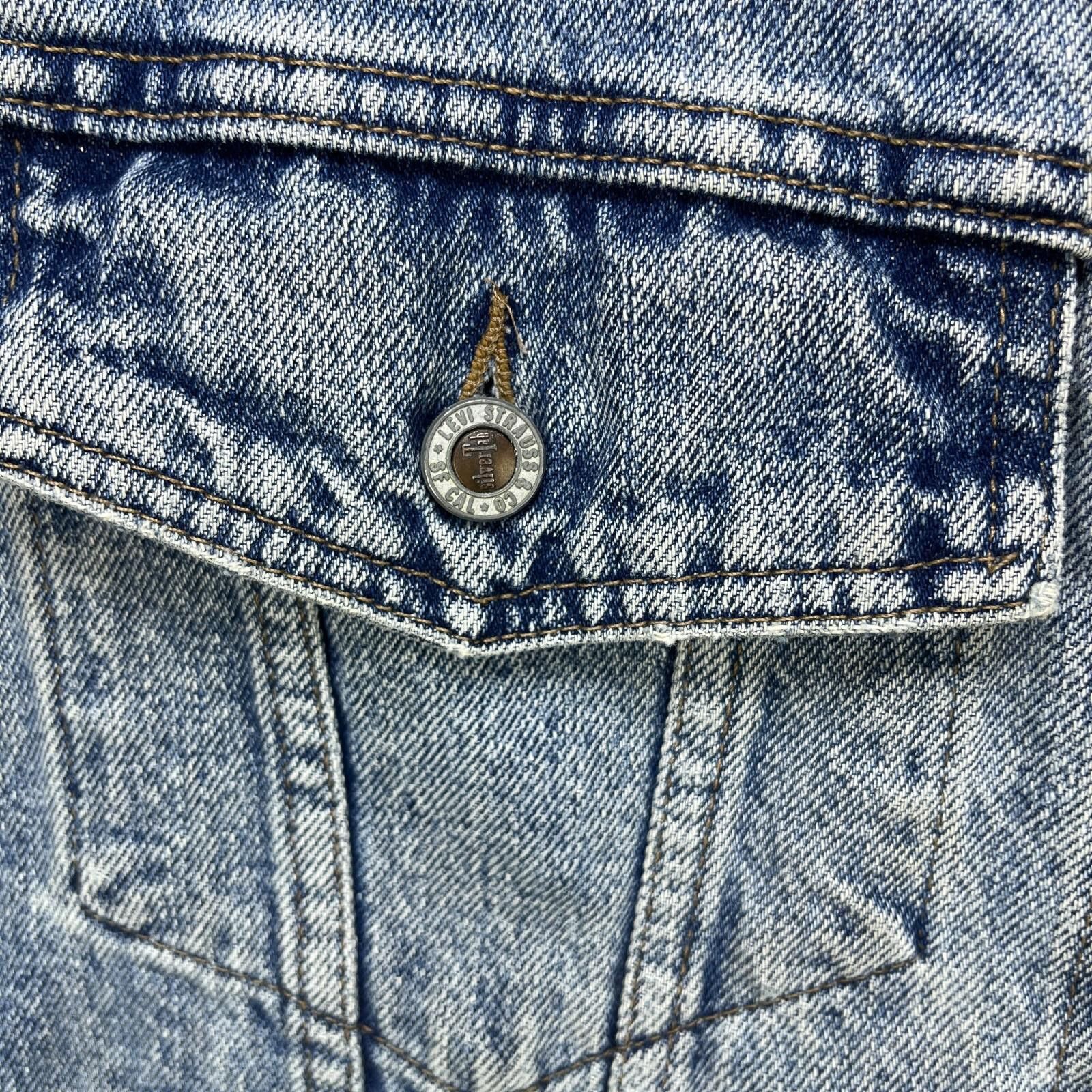 Levi's Vintage 90s Levis Silver Tab Denim Vest Jacket Medium Size US M / EU 48-50 / 2 - 3 Thumbnail