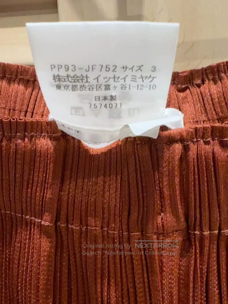 Issey Miyake Issey Miyake size:3 Dark Orange Trousers Size 23" - 4 Thumbnail