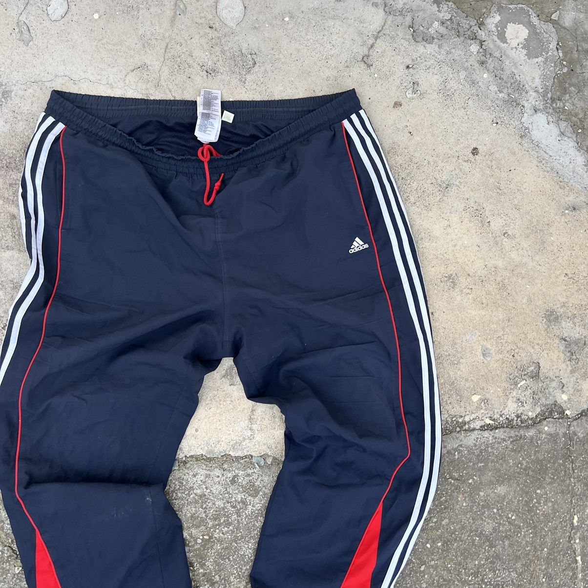 Adidas × Streetwear × Vintage VTG Y2K Baggy Wide Leg