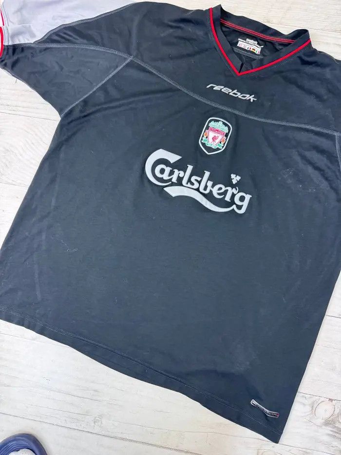 Reebok Vintage Reebok Liverpool 2002 2004 Away Shirt Soccer Jersey Size US XL / EU 56 / 4 - 3 Thumbnail