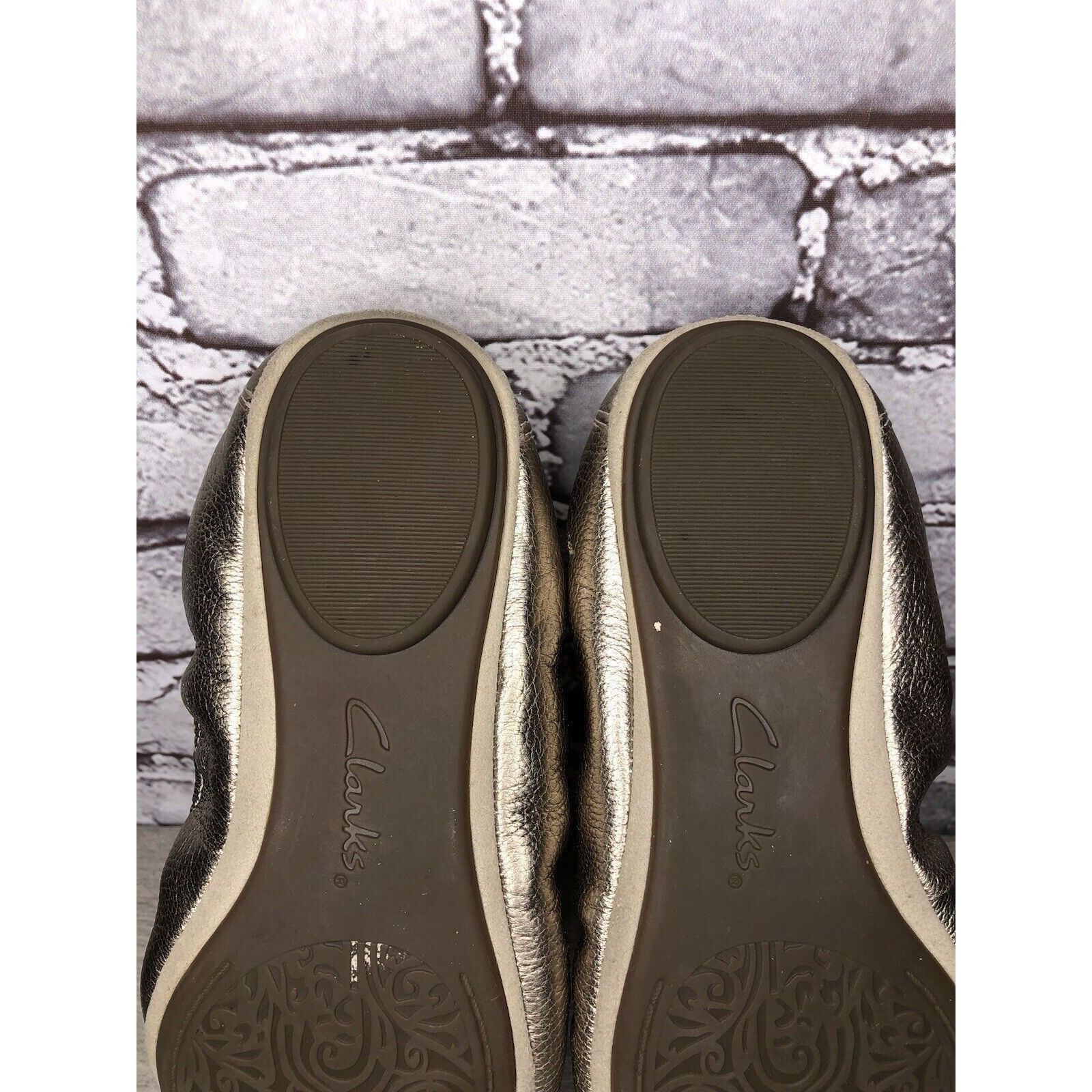 Clarks Clarks Artisan Bronze Gold Leather Casual Ballet Flats Shoes Size US 8 / IT 38 - 7 Thumbnail