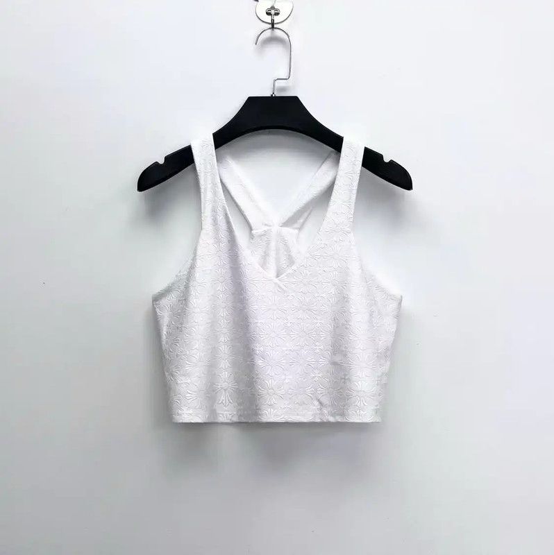 Chrome Hearts Chrome Hearts Women's Spring White Crop Top 0089 Size M / US 6-8 / IT 42-44 - 1 Thumbnail