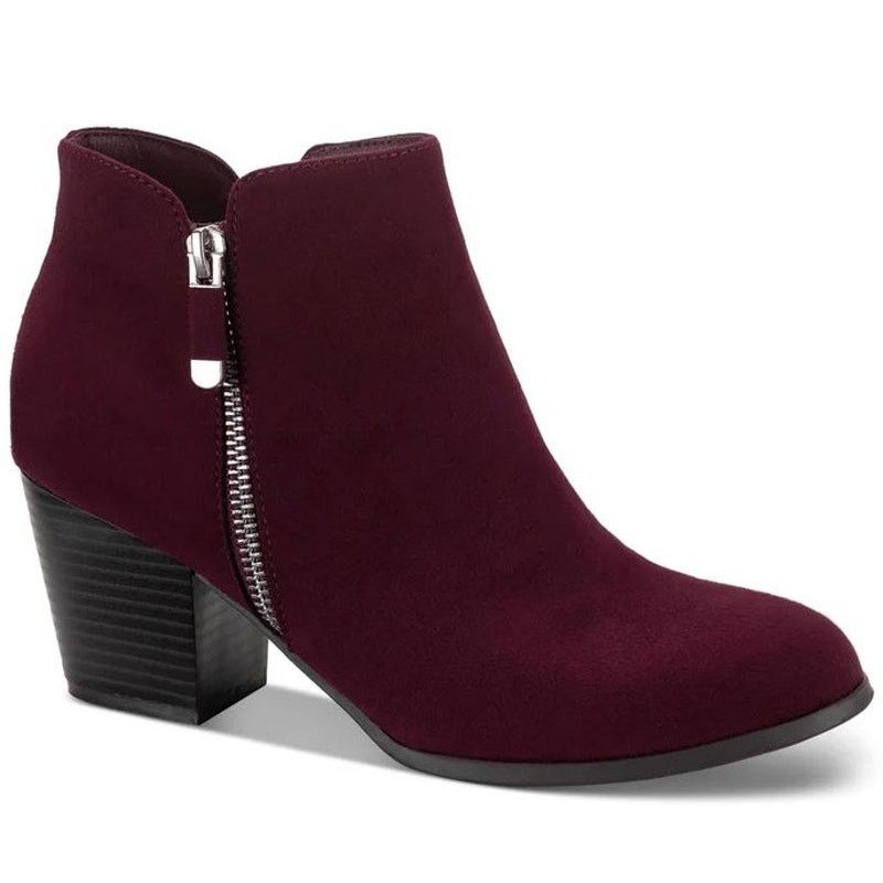 Other STYLE&CO Women’s 12M Block Heel Faux Suede Ankle Booties NWT Size US 12 / IT 42 - 1 Thumbnail