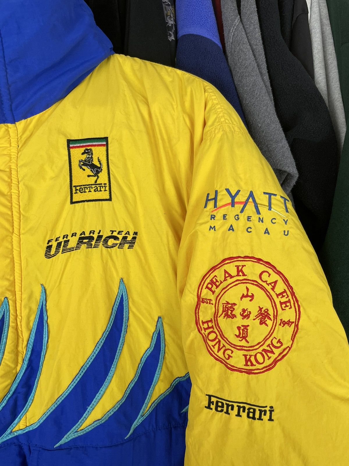 Ferrari × Vintage Ferrari jacket racing corona extra cap wear vintage 90s Size US XL / EU 56 / 4 - 4 Thumbnail