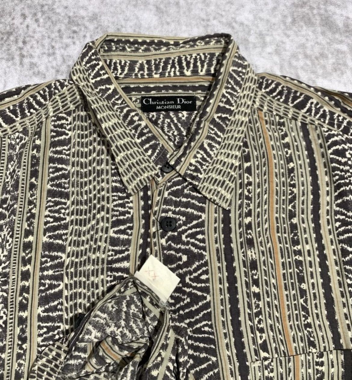 Christian Dior Monsieur Christian Dior Monsieur Abstract Patern Shirt Size US L / EU 52-54 / 3 - 3 Thumbnail