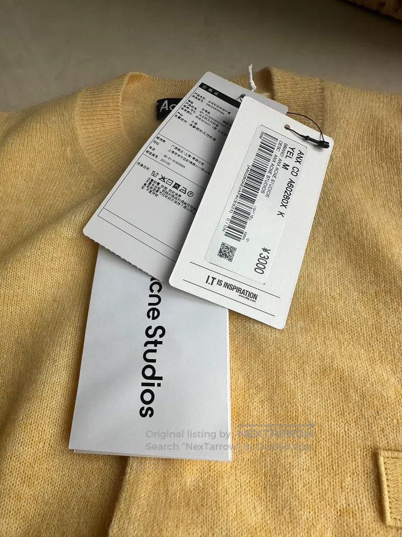 Acne Studios Acne Studios Smiling wool sweater knit cardigan jacket, ba Size M / US 6-8 / IT 42-44 - 4 Thumbnail