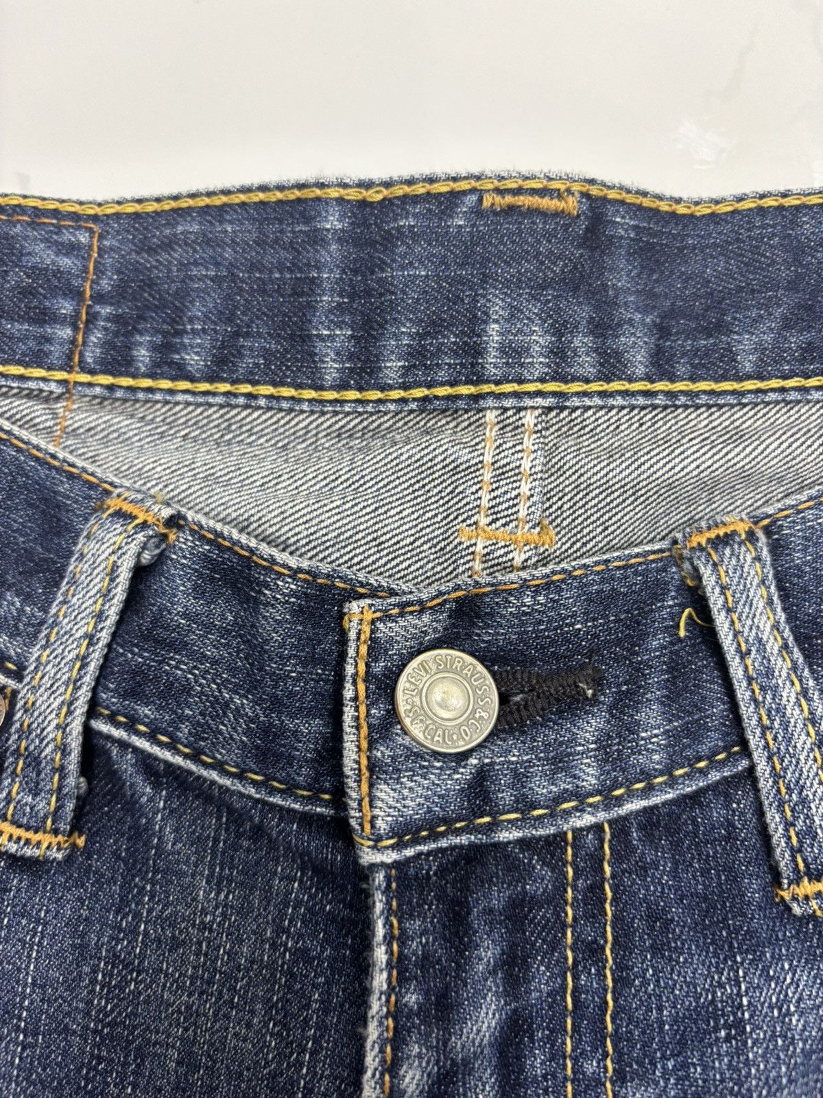 If Six Was Nine 🔥LEVIS 702 DISTRESS CLAWMARK DENIM JEANS Size US 31 - 9 Thumbnail