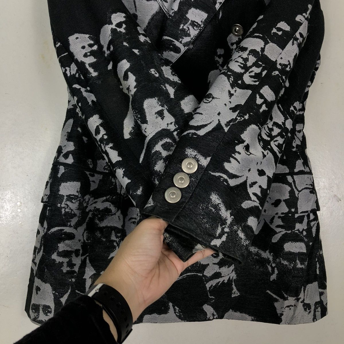 Jean Paul Gaultier 🔥VINTAGE 1992 JEAN PAUL GAULTIER FEMME FACE MOTIFS FULLPRINT Size M / US 6-8 / IT 42-44 - 16 Thumbnail