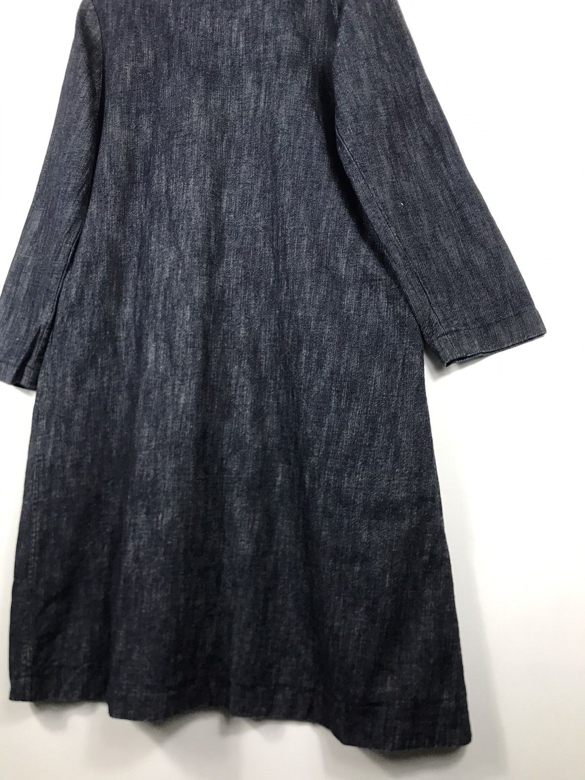 14th Addiction × Japanese Brand 🔥IN Jeans Denim Button Long Coat Size M / US 6-8 / IT 42-44 - 14 Thumbnail