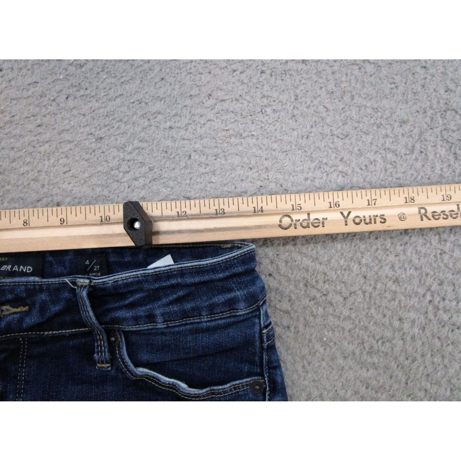 Lucky Brand Lucky Brand Hayden Skinny Jeans Women's Size 4 Blue Denim Stretch 5-Pocket Regular Rise Denim Shirt? Size 27" / US 4 / IT 40 - 7 Thumbnail