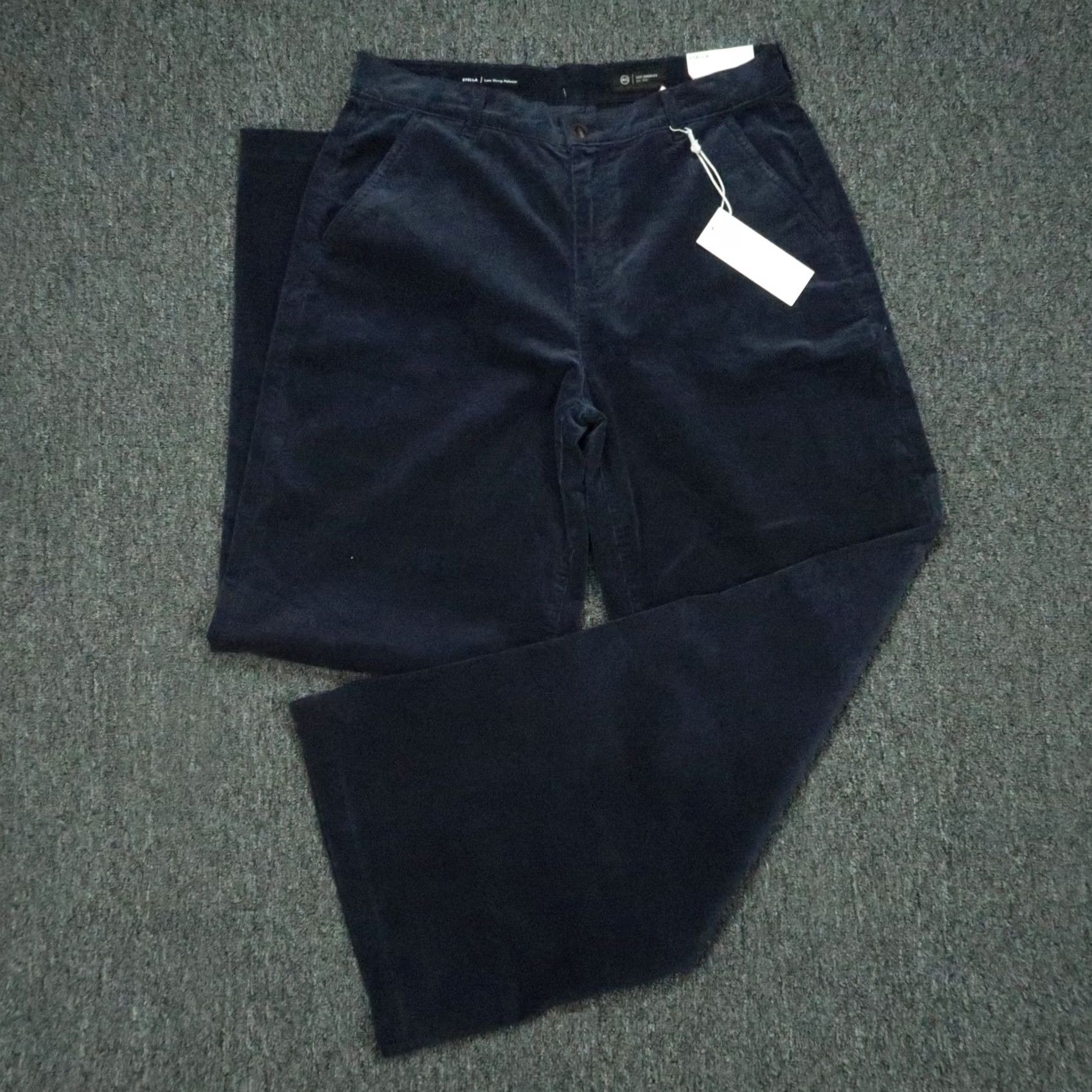 Vintage VINTAGE: No — AG Adriano Goldschmied Pants Women 30 Blue Stella Low Slung Palazzo Wide-Leg NWT Size 30" / US 8 / IT 44 - 2 Thumbnail