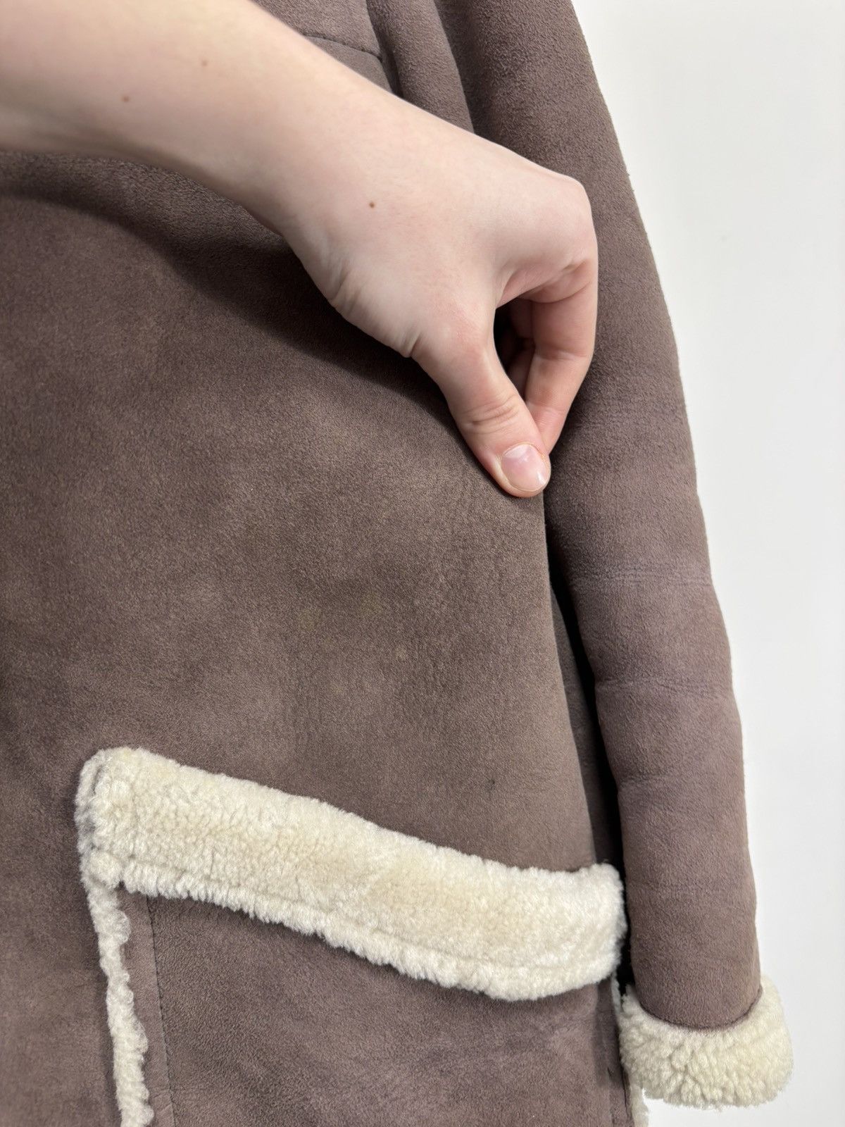 Other Vintage Californian Spring Lamb Leather Sheepskin Jacket Size M / US 6-8 / IT 42-44 - 10 Thumbnail