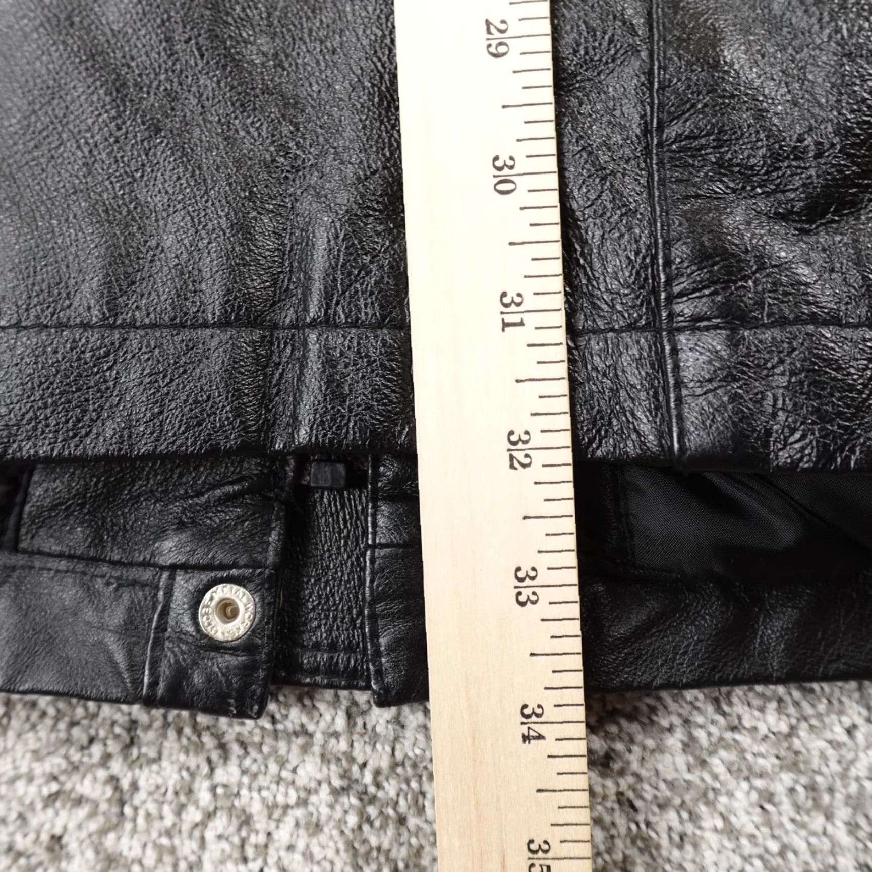 G-III VTG G III Jacket Womens L Black Leather Zip Button Parka Trench Coat Motorcycle Bar? Size L / US 10 / IT 46 - 7 Thumbnail