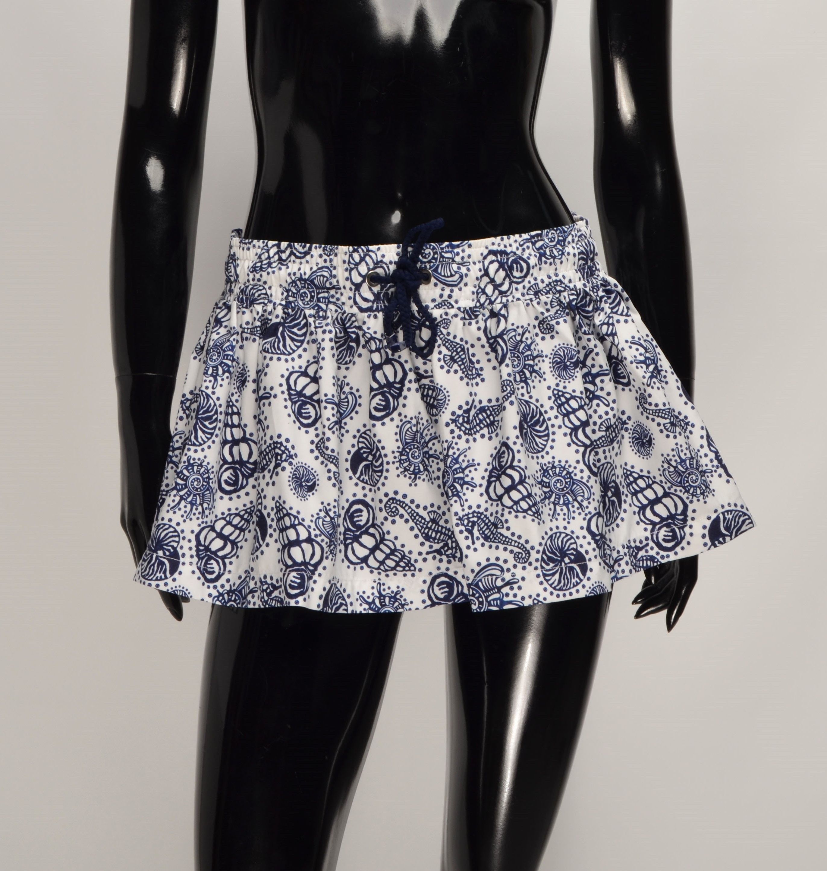 Designer × Vilebrequin Vilebrequin Y2K Seashell Print Swim Hot Mini Skirt Size 28" / US 6 / IT 42 - 1 Thumbnail