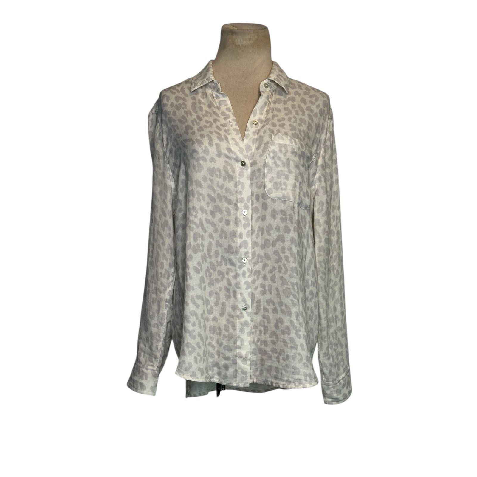 Rails Rails Ellis Grey Jaguar Button Front Shirt Tunic size Small Size S / US 4 / IT 40 - 13 Thumbnail