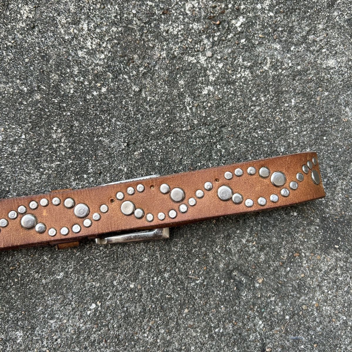 Vintage Vintage studded leather belt (Kapital Style) Size ONE SIZE - 8 Thumbnail