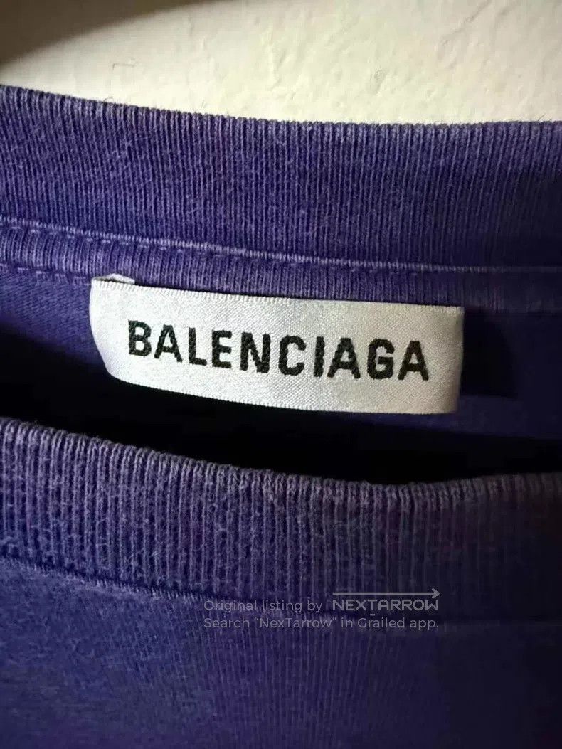 Balenciaga Balenciaga Blue Printed Coca-Cola Short Sleeve T-Shirt S Size US S / EU 44-46 / 1 - 3 Thumbnail