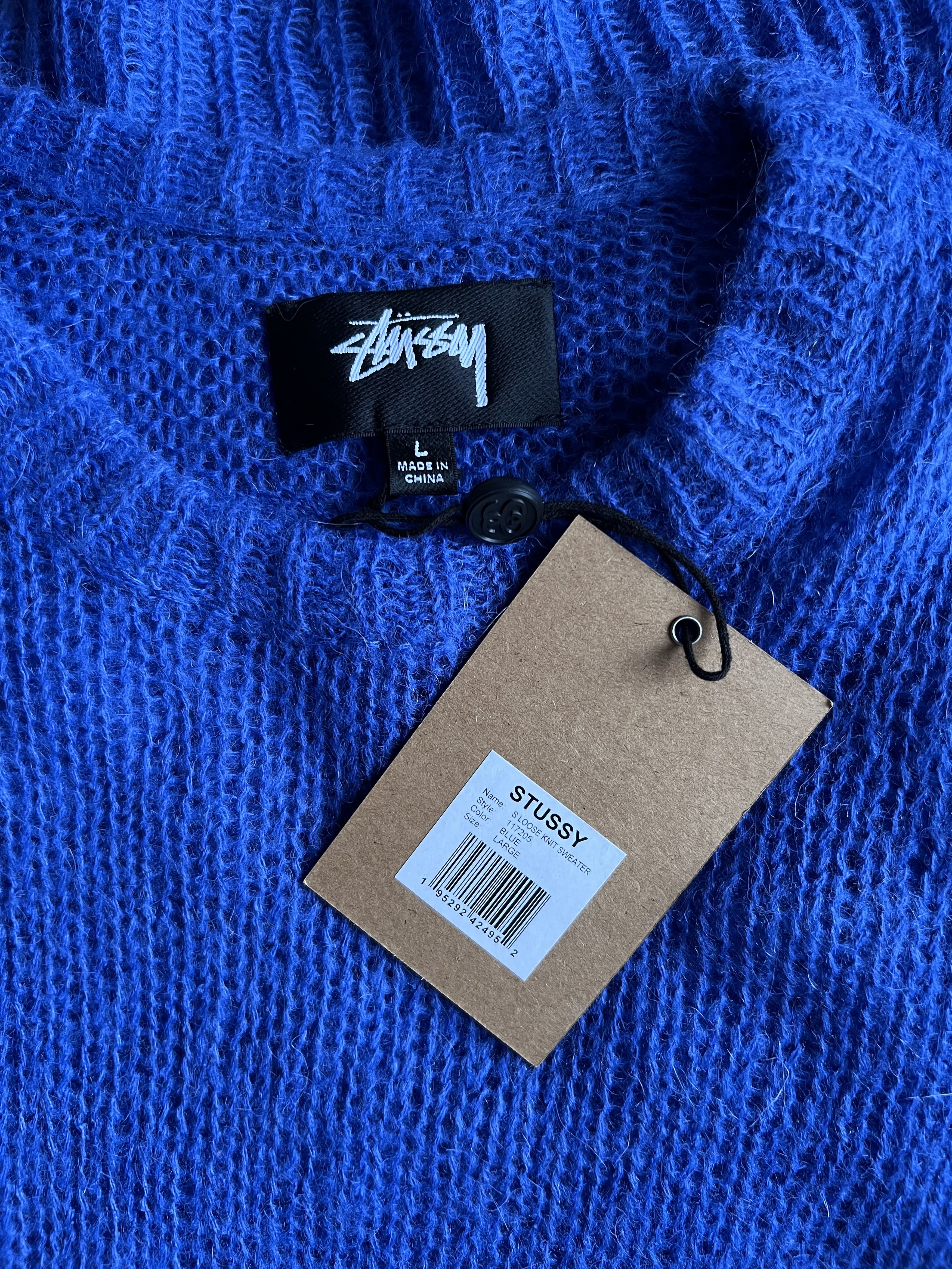 Stussy Stussy S Loose Knit Sweater in Blue Size US L / EU 52-54 / 3 - 5 Thumbnail
