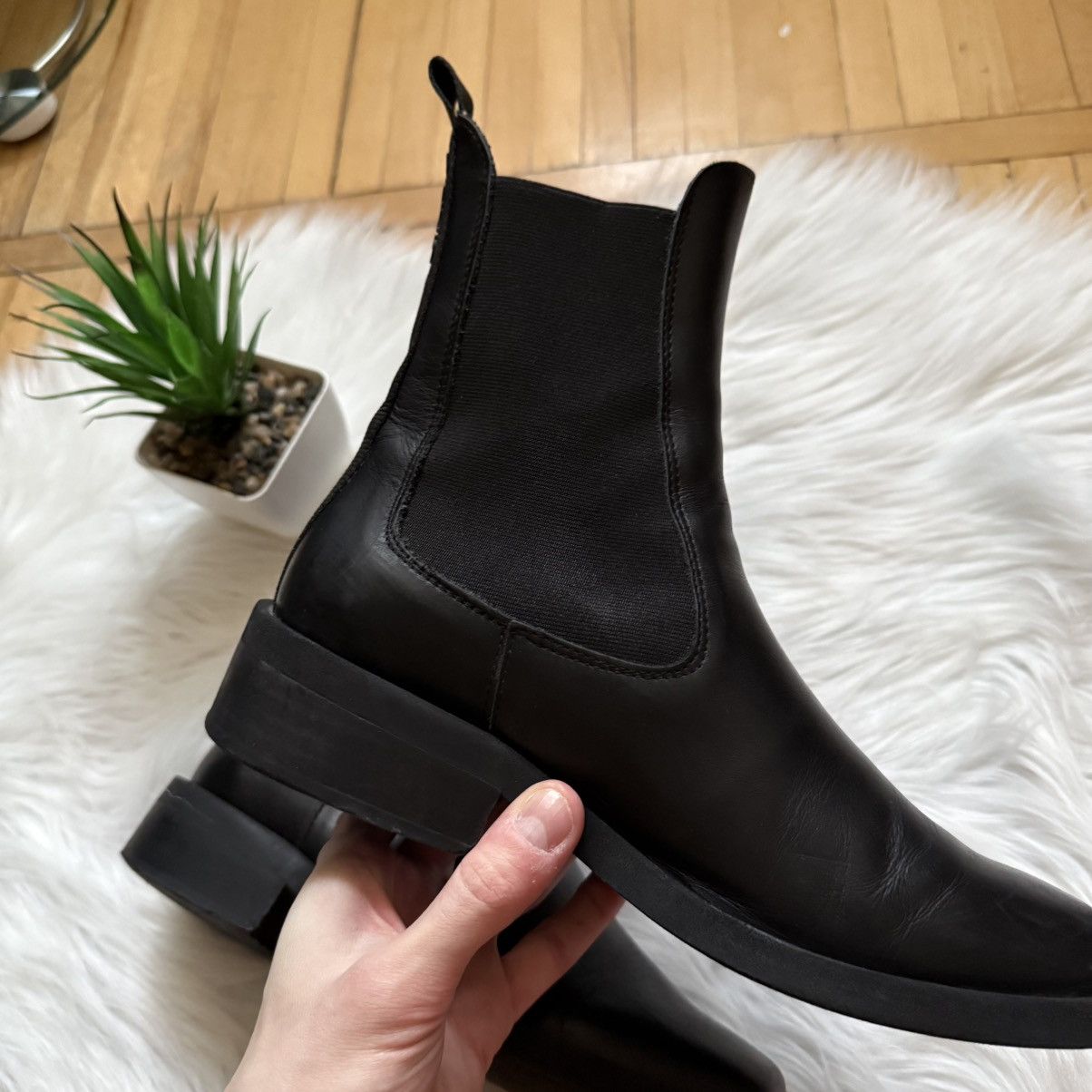 Ganni Ganni Square Toe Chelsea Boots Size US 9 / IT 39 - 13 Thumbnail