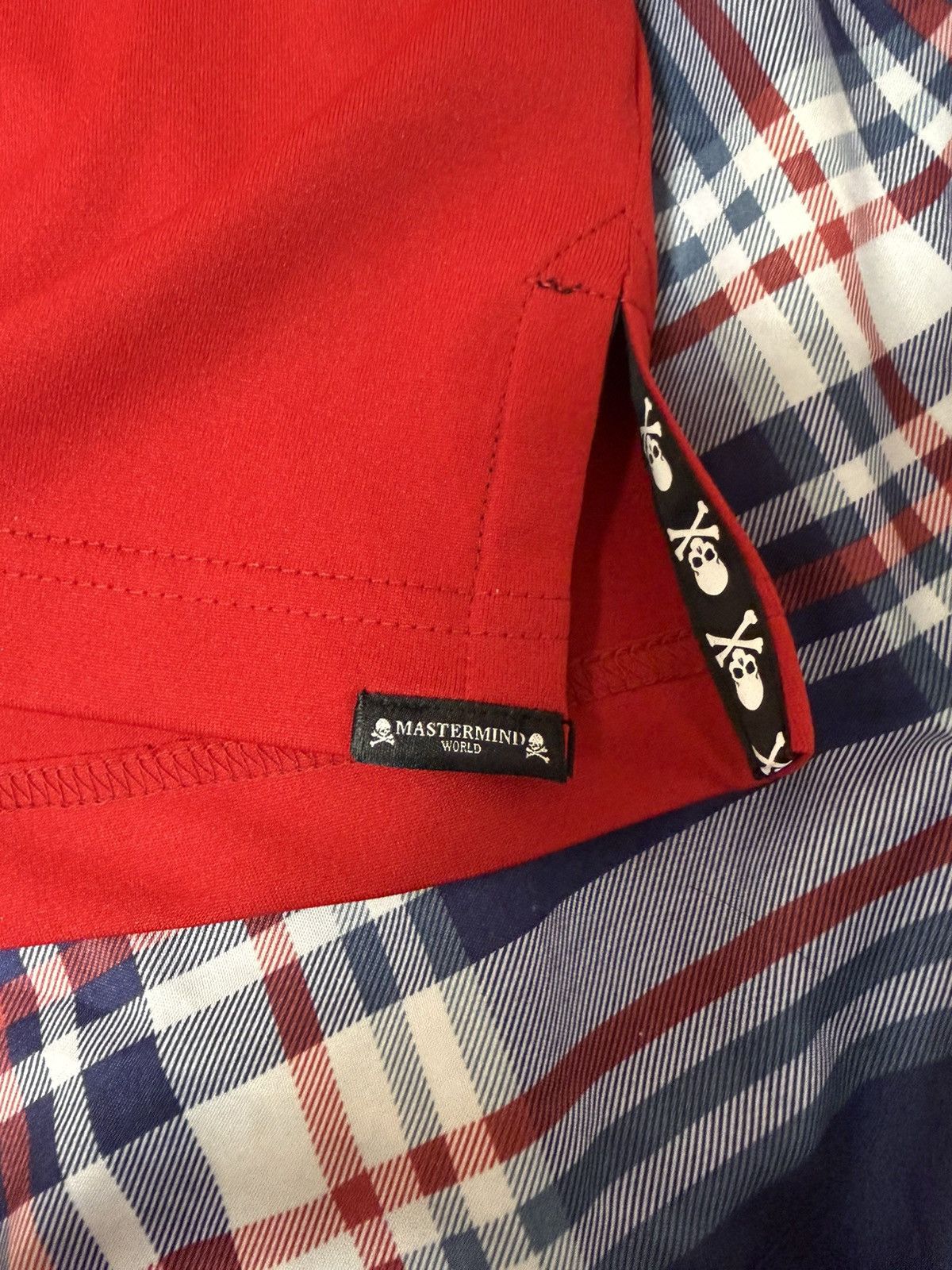 Mastermind World MASTERMIND WORLD Red MW Football V-Neck Jersey Size US XL / EU 56 / 4 - 6 Thumbnail