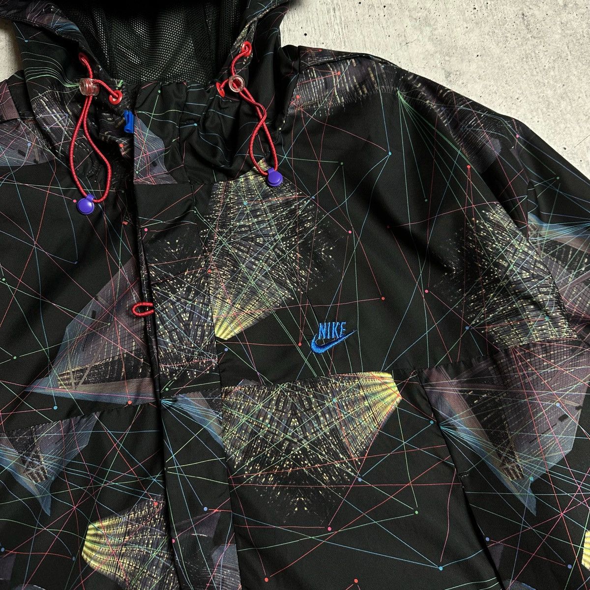Nike × Vintage Vintage Nike Tn ACG Over Full Print Size XL Light Jacket Size US XL / EU 56 / 4 - 3 Thumbnail