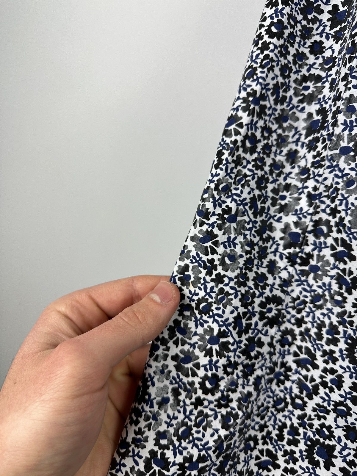 Jil Sander × Vintage Jil Sander Floral Print Trench Coat Jacket Size L / US 10 / IT 46 - 6 Thumbnail