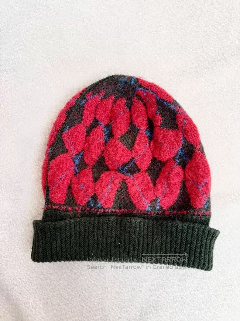 Vivienne Westwood Vivienne Westwood Red Saturn patchwork cold hat Size ONE SIZE - 2 Thumbnail