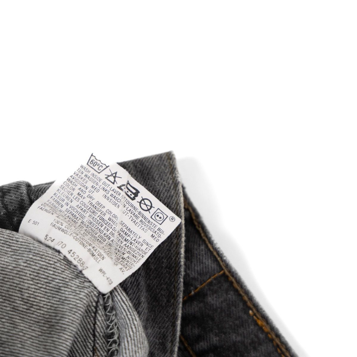 Levi's Vintage Clothing Levis 524 Gray Jeans Vintage Rare High Waist Made in USA Size 27" / US 4 / IT 40 - 7 Thumbnail