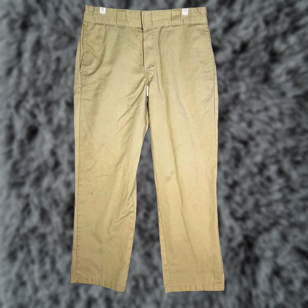 Dickies Dickies 874 Pants Mens 32x30 Beige Original Fit Workwear Straight Leg Size US 32 / EU 48 - 1 Thumbnail