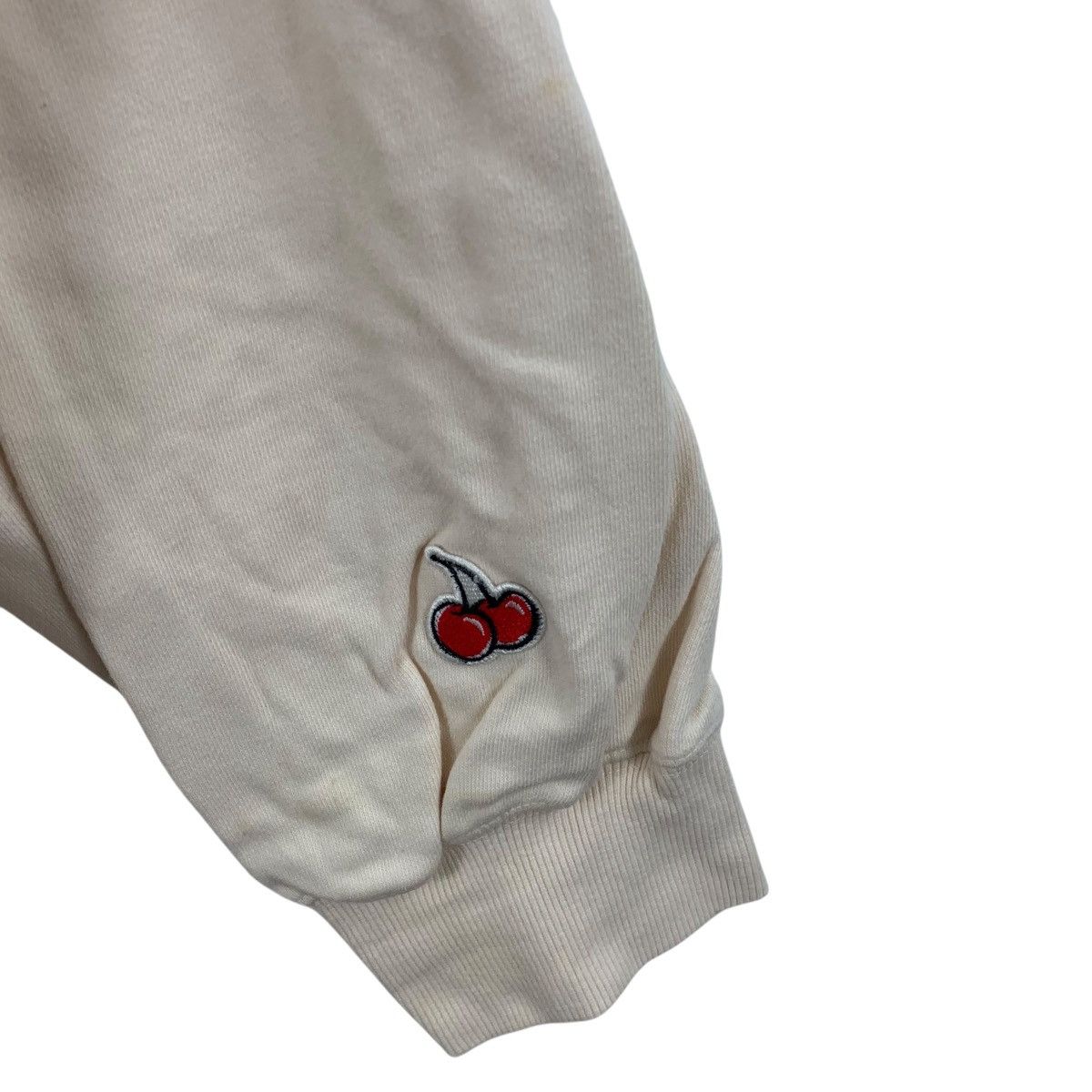 Other KIRSH KOREA Big Cherry Applique Beige Baggy Sweatshirt Size XL / US 12-14 / IT 48-50 - 7 Thumbnail