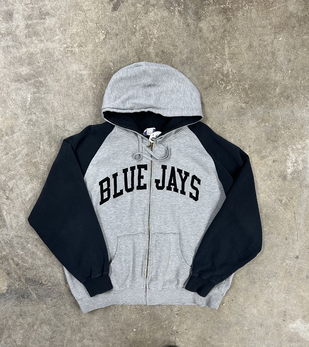 Majestic Crazy Y2K Majestic Toronto Blue Jays Zip Up Hoodie Size US XL / EU 56 / 4 - 1 Thumbnail