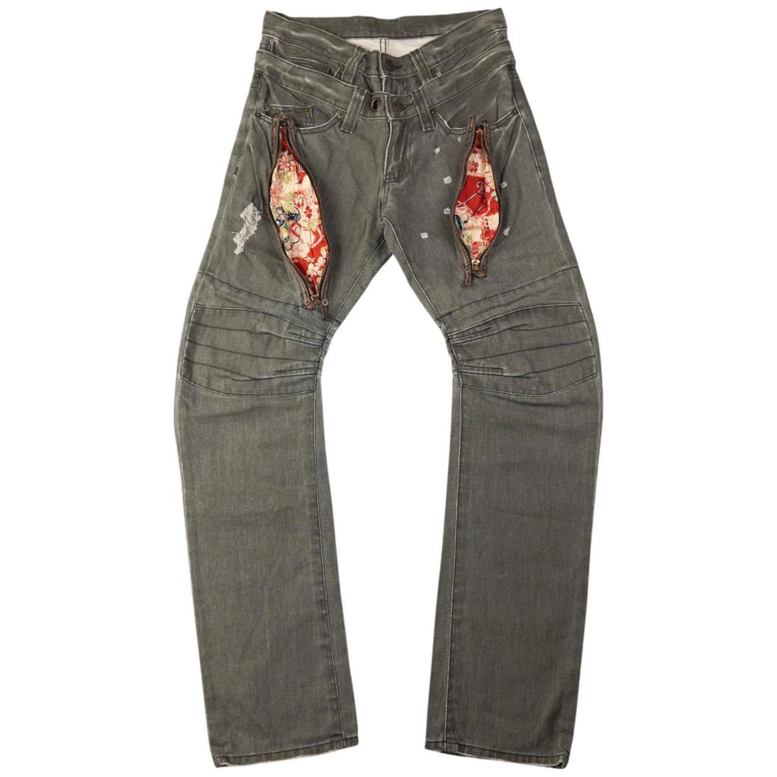 Other Vintage PPFM Layered Denim Jeans Size W29 Size US 29 - 2 Thumbnail