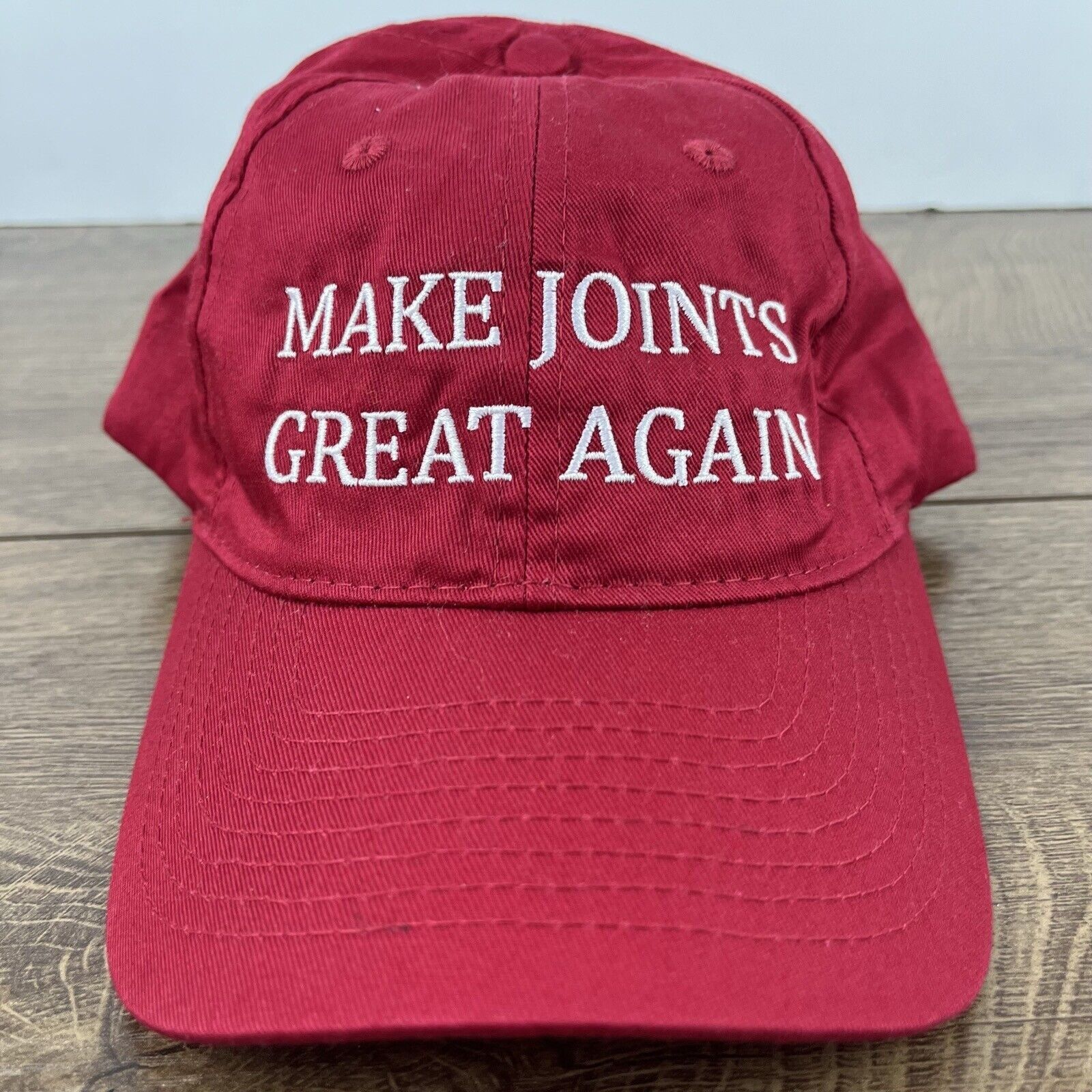 Other Make Joints Great Again Hat Joints Red Hat Adjustable Hat Re Size ONE SIZE - 5 Thumbnail