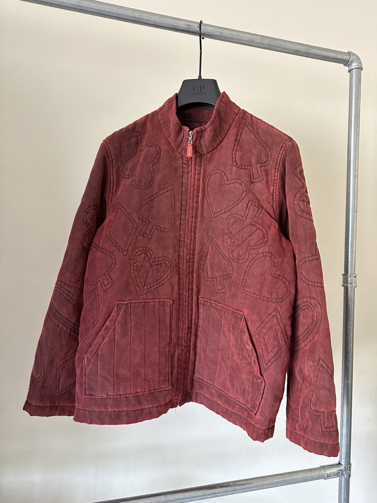 Vintage 1990s Playing Card pattern Vintage Jacket Size US S / EU 44-46 / 1 - 4 Thumbnail