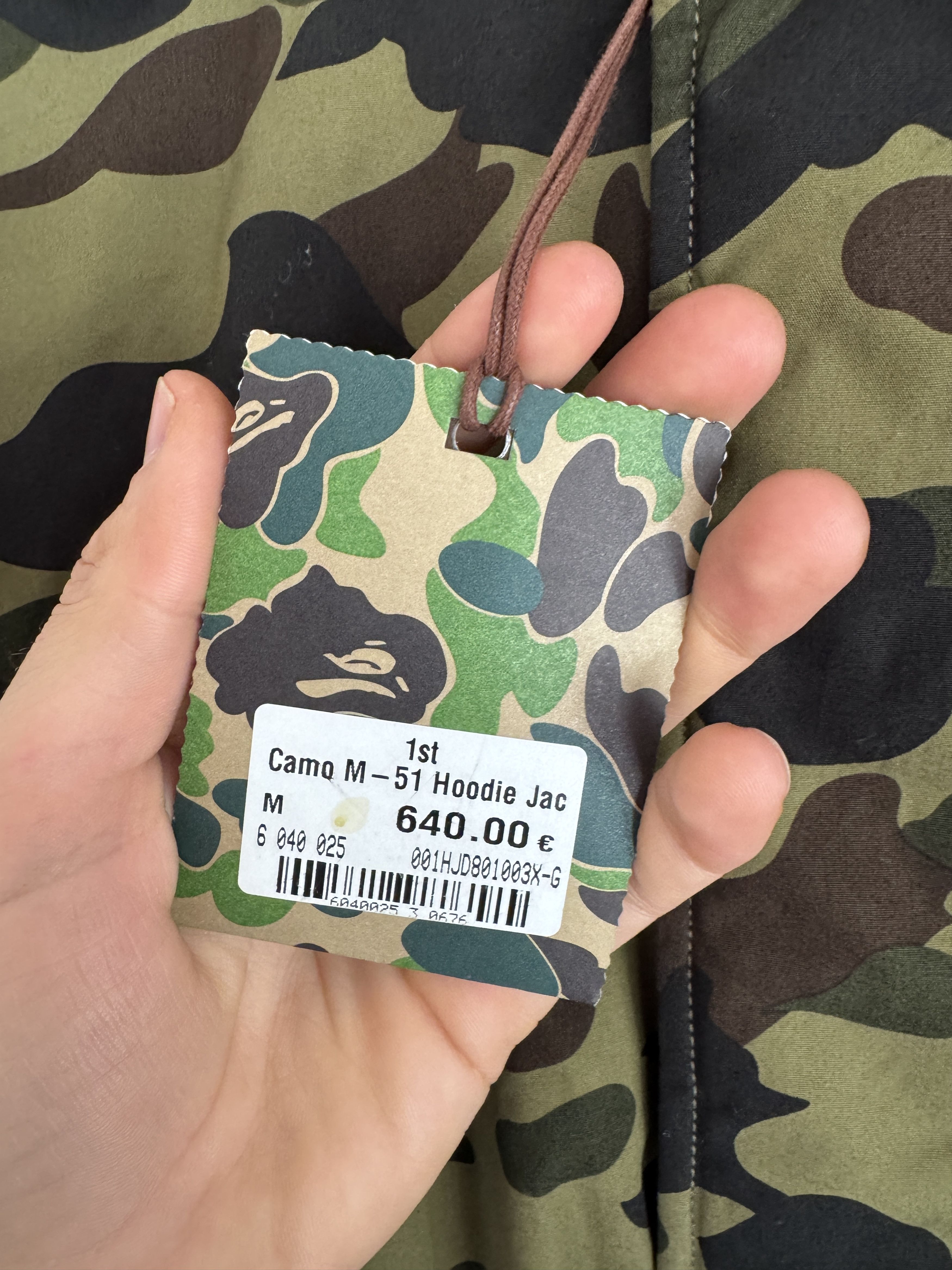 Bape 1st Camo M-51 Hoodie Jacket Size US M / EU 48-50 / 2 - 8 Thumbnail